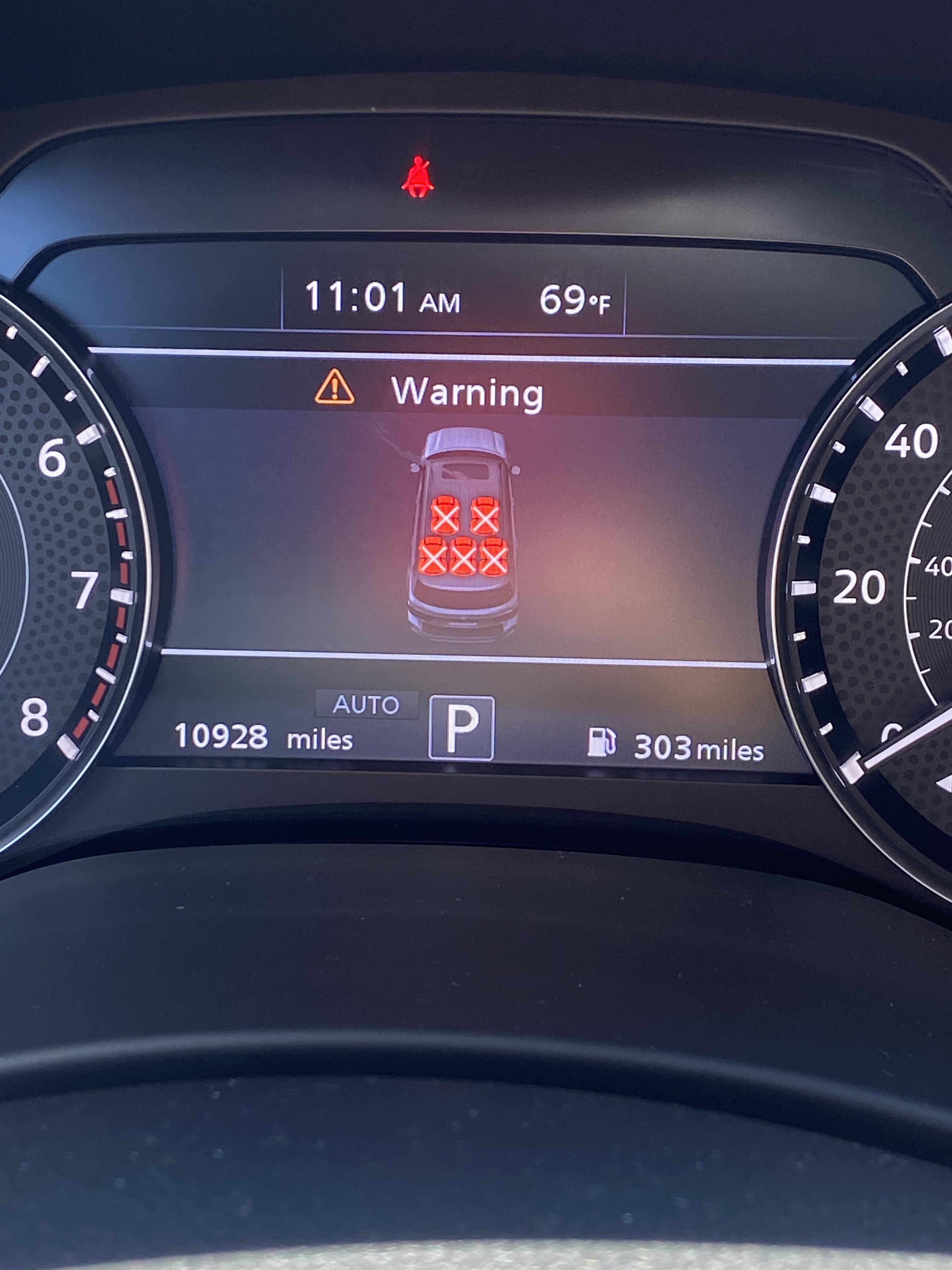 Does anyone know what this light is on the Armada? : r/Nissan