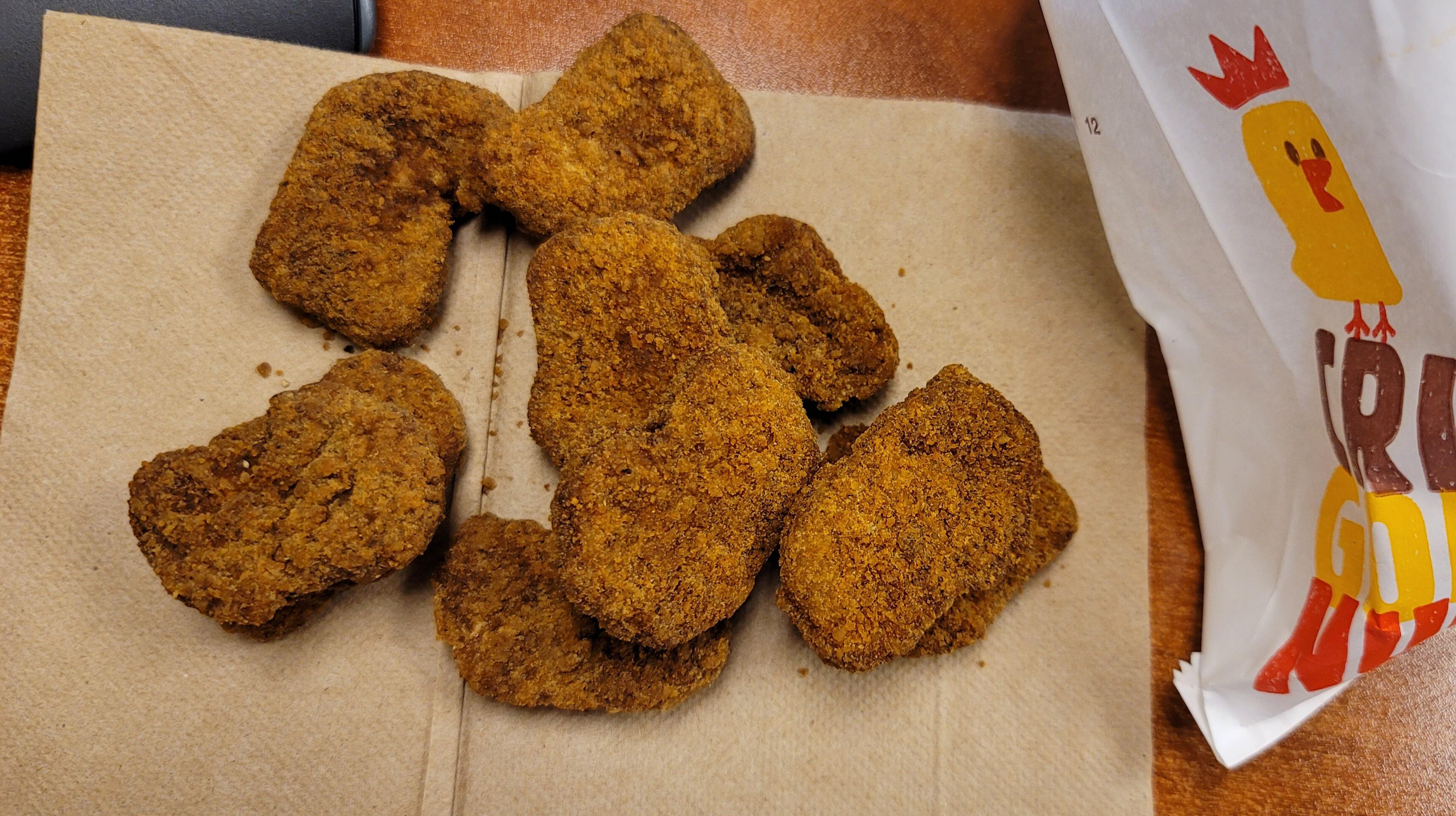 Went to Burger King and got the worst chicken nuggets I've ever