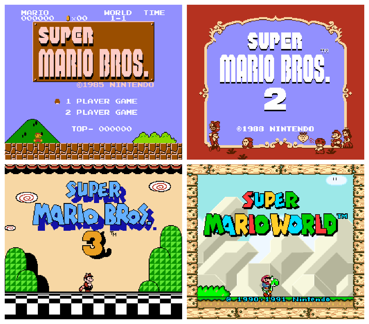 What's your favorite 2D Super Mario game? retrogaming