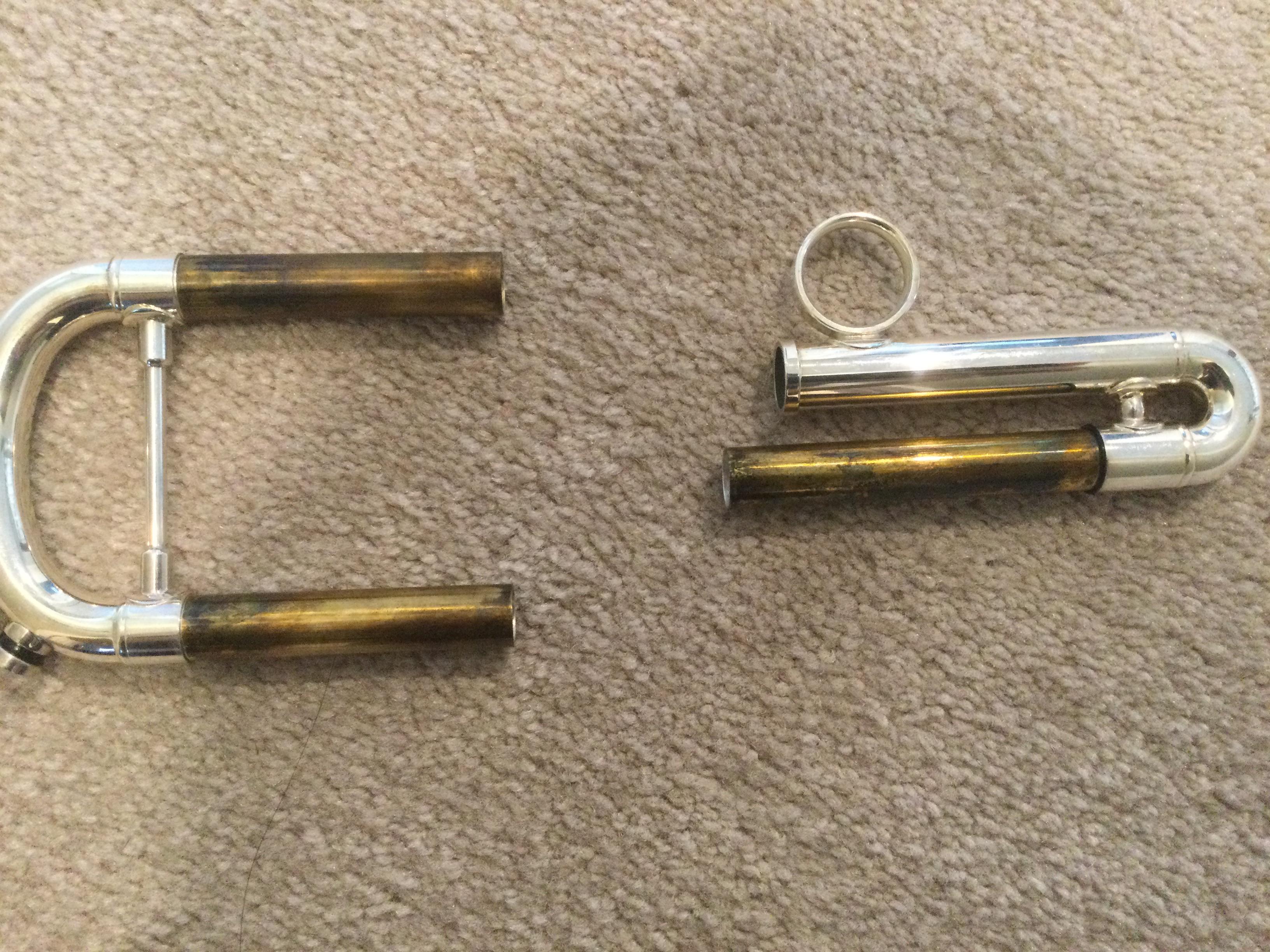 does anyone know why the brass is turning black? r/trumpet