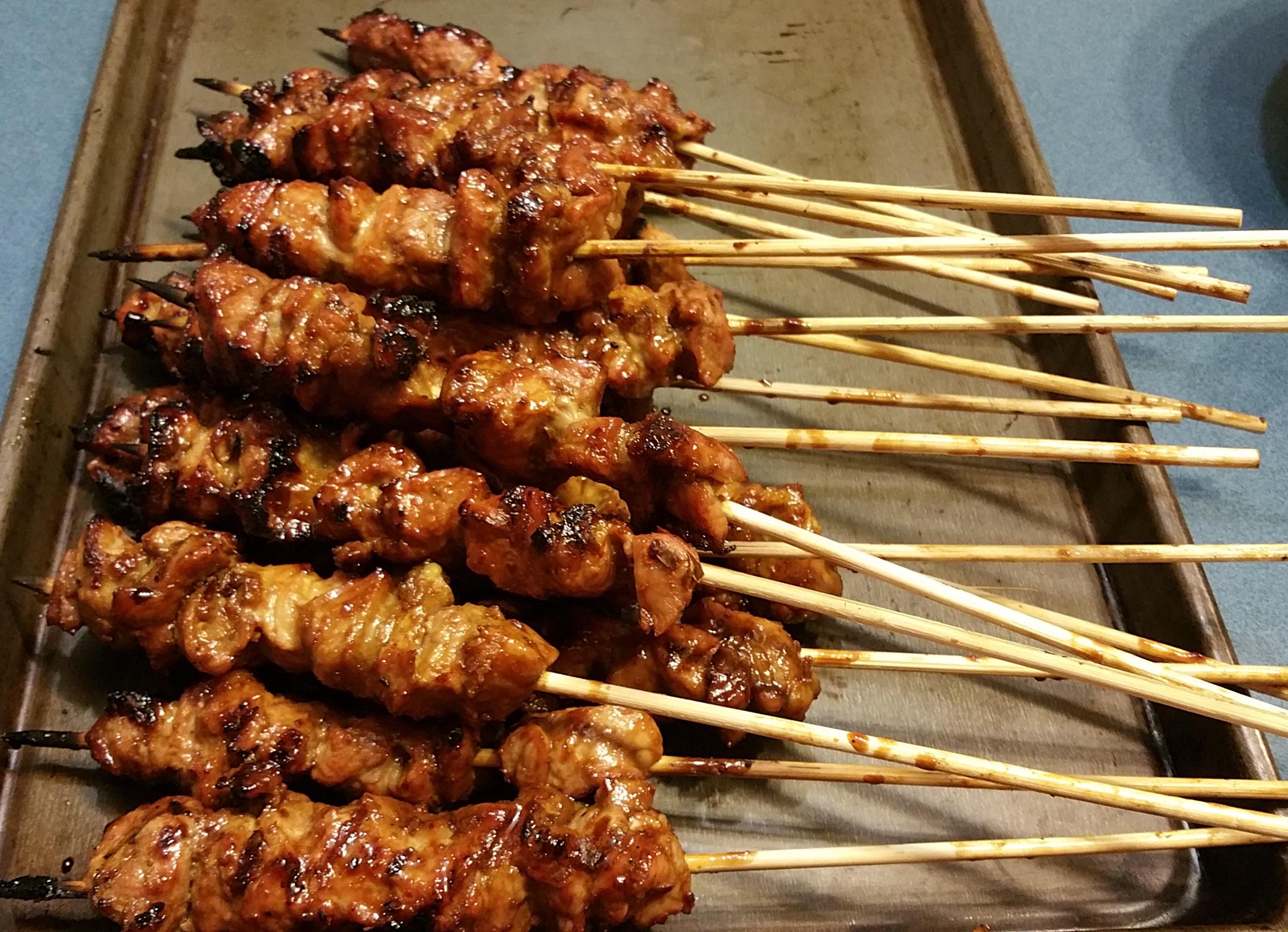 [homemade] Pork Satay (satay babi) r/food