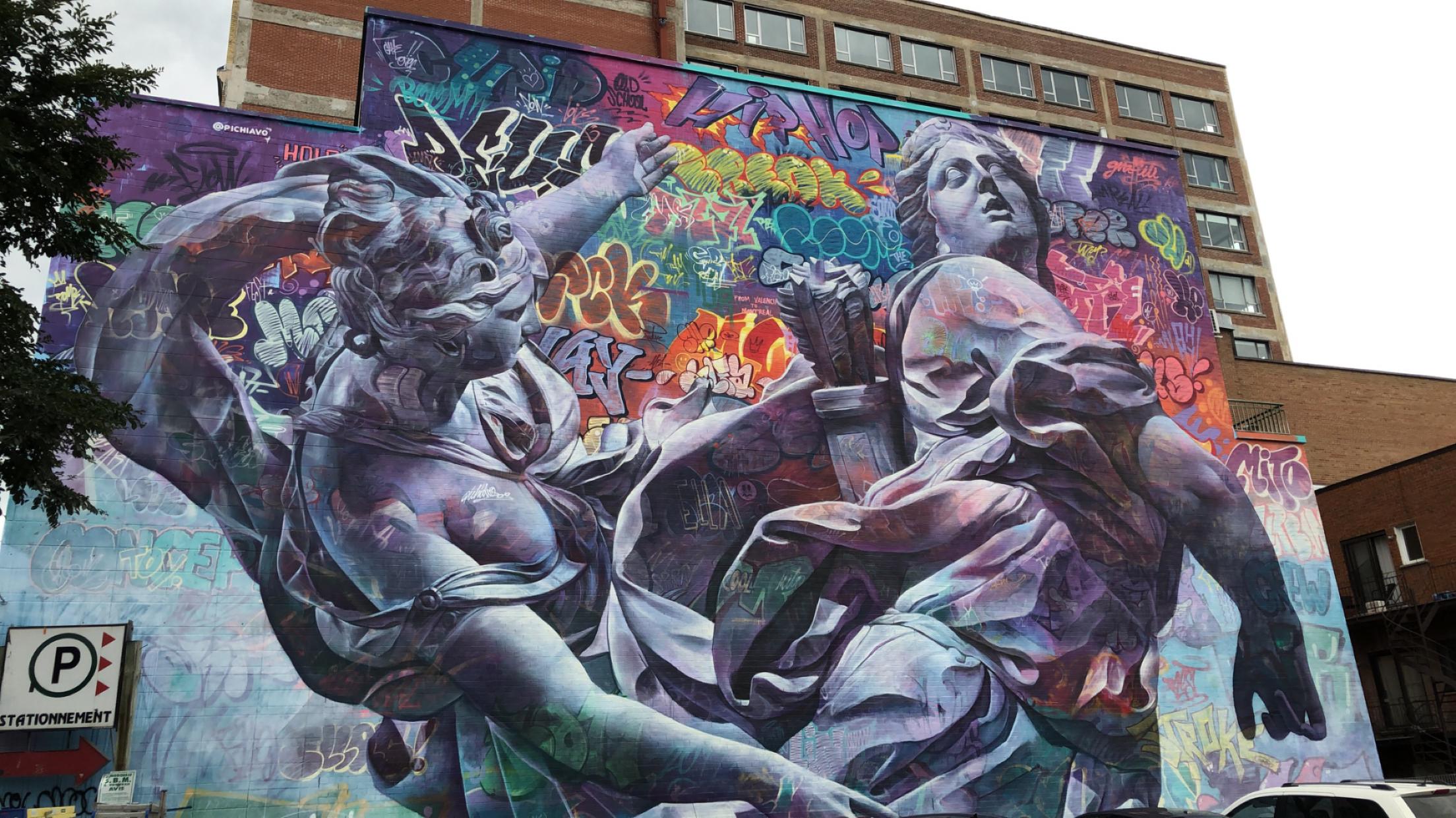 mural in SaintLaurent, Montreal r/Graffiti