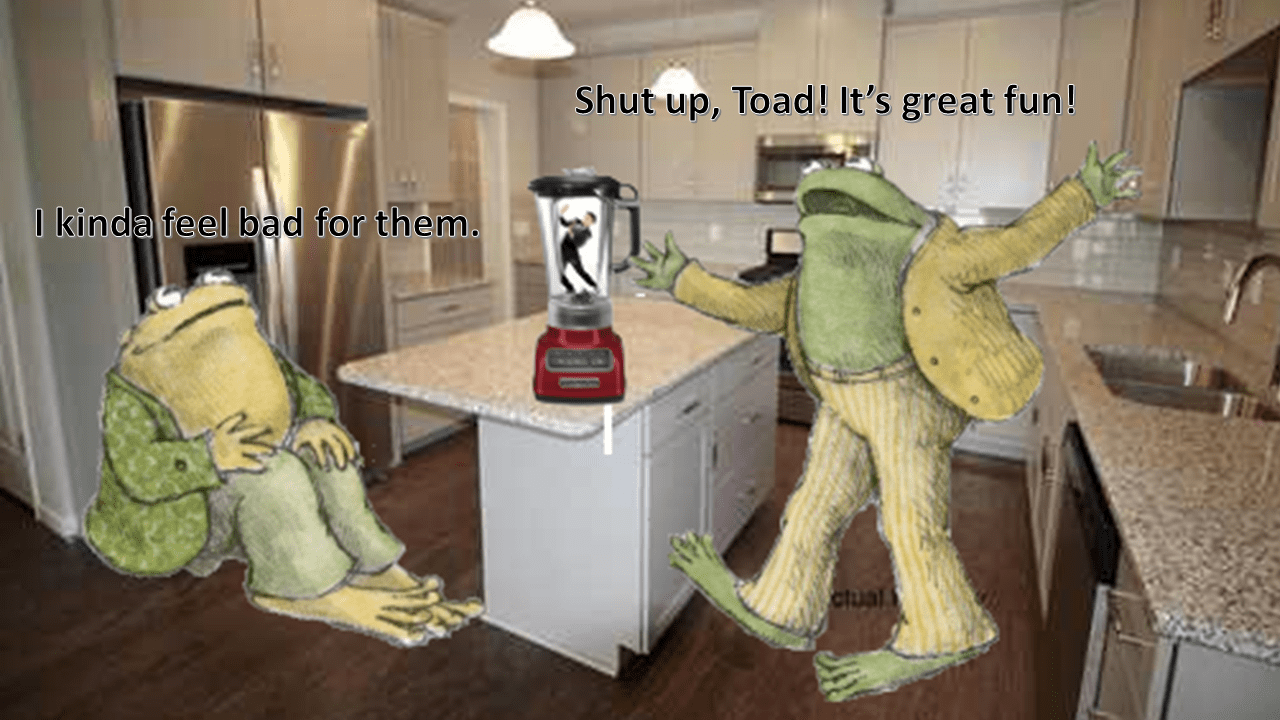 IT'S GREAT FUN, TOAD! IT WILL BLEND! r/surrealmemes
