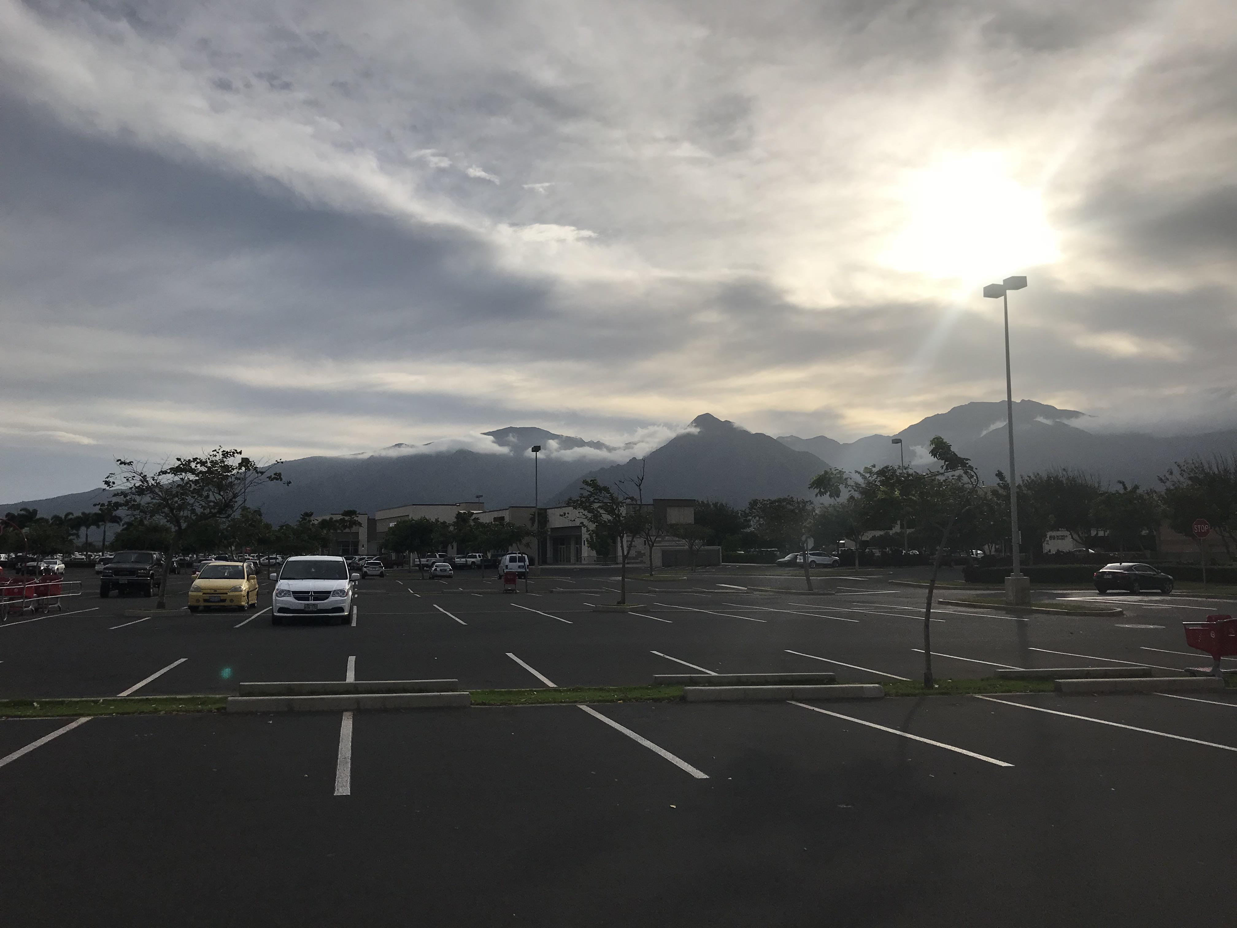 Maui Target has the best parking lot view I have ever seen. r/pics