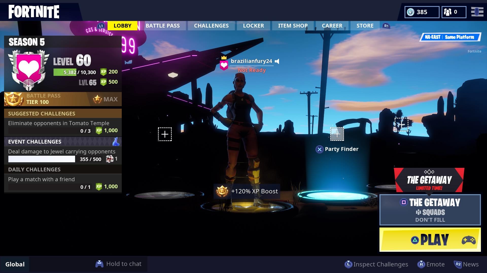 Why is my lobby screen so dark?! Anyone else experienxe this?! Don't know if it's a bug or on