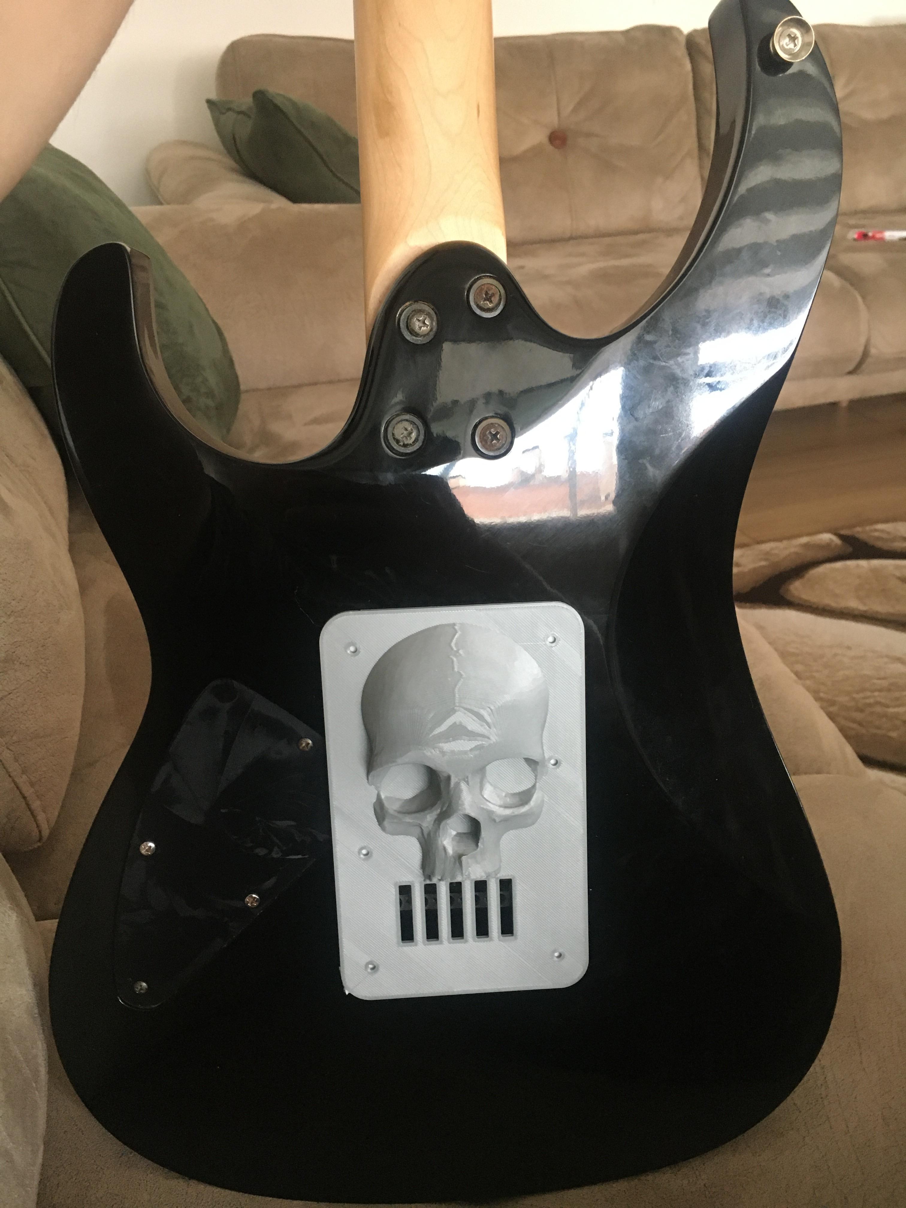 3d printed guitar back plate for cort x2 r/3Dprinting