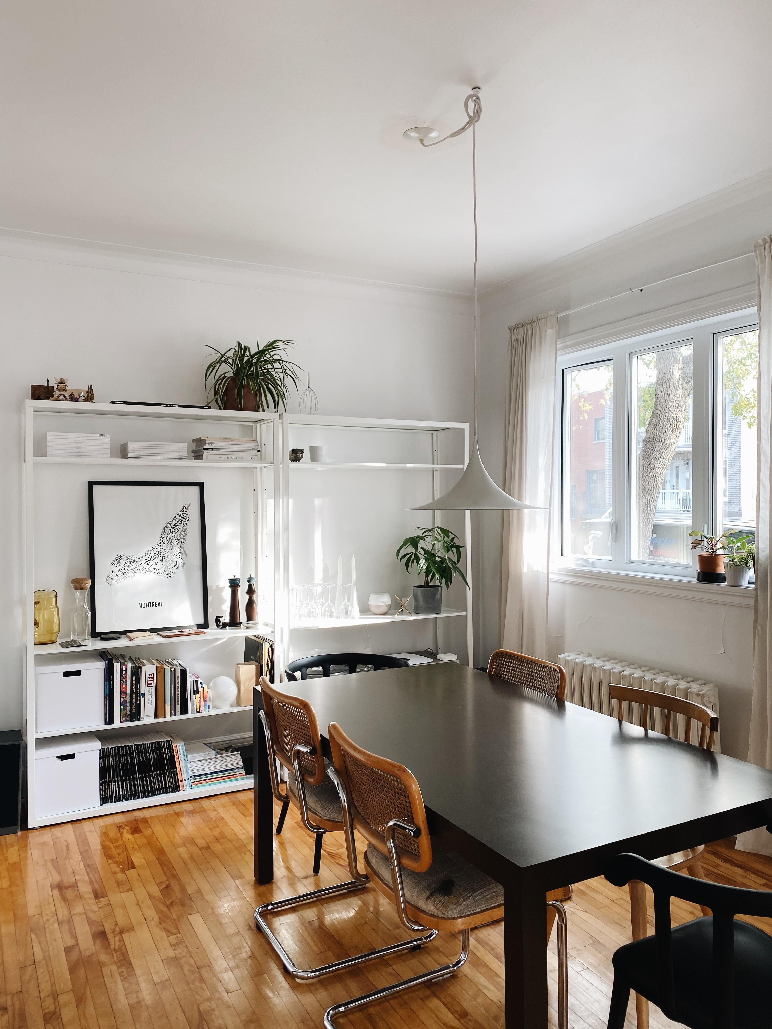 Our dining room in our Montreal apartment. r/AmateurRoomPorn