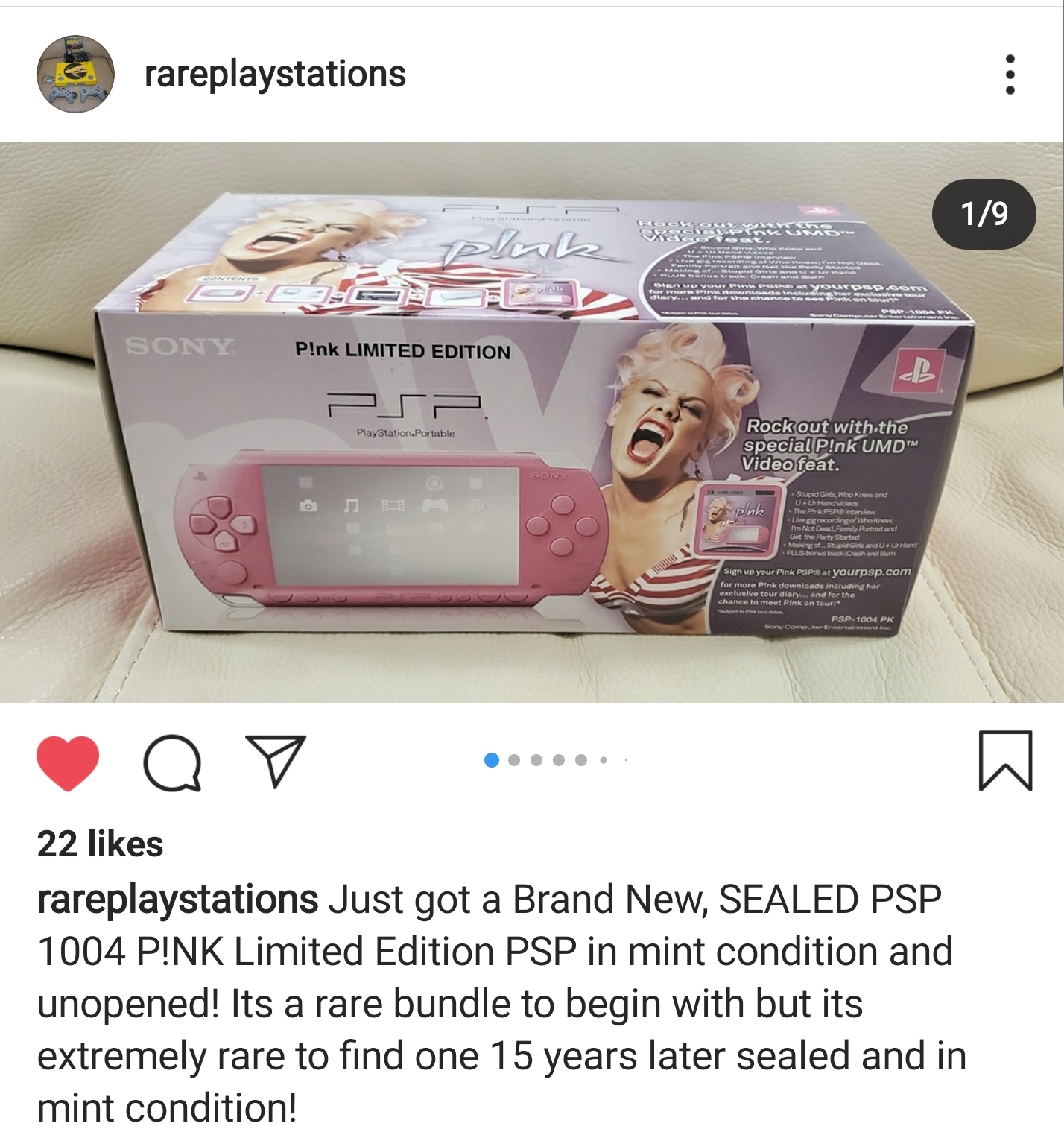 A RARE New, Sealed PSP 1004 Pink Bundle rareplaystations who else has