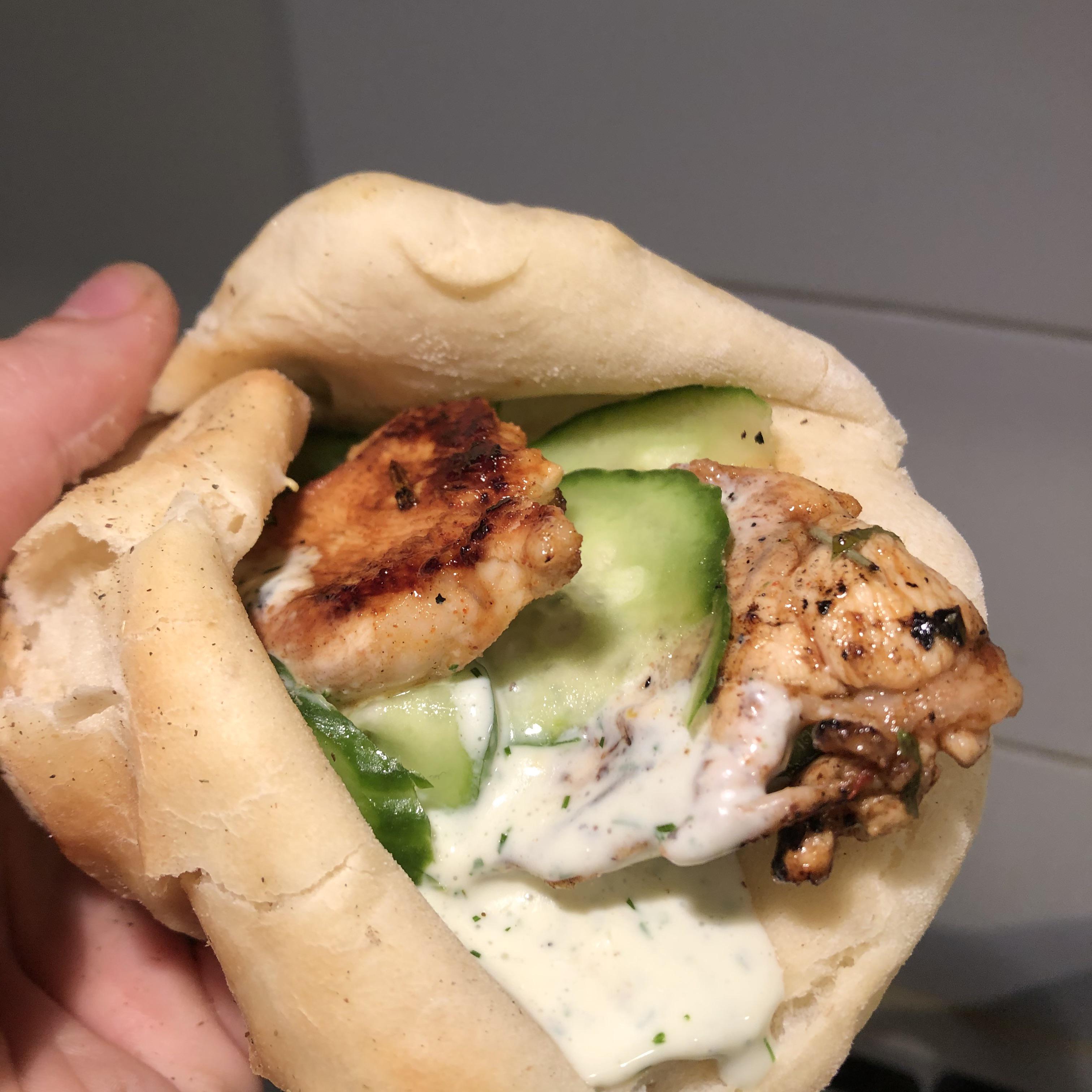 Week 31 Cucumber Chicken Gyro r/52weeksofcooking