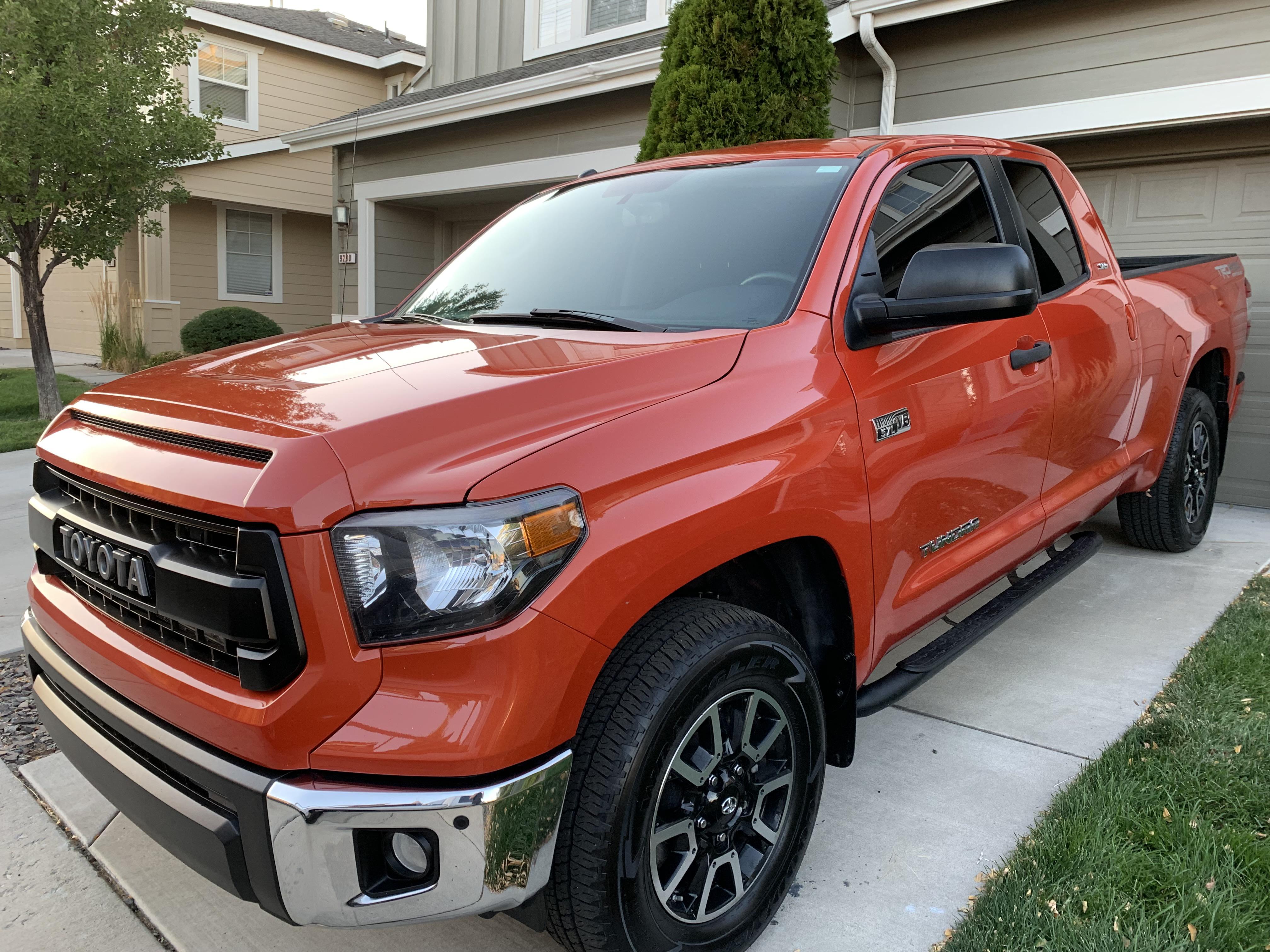 Upgraded from my 08 2WD drive to this Tundra TRD in Inferno