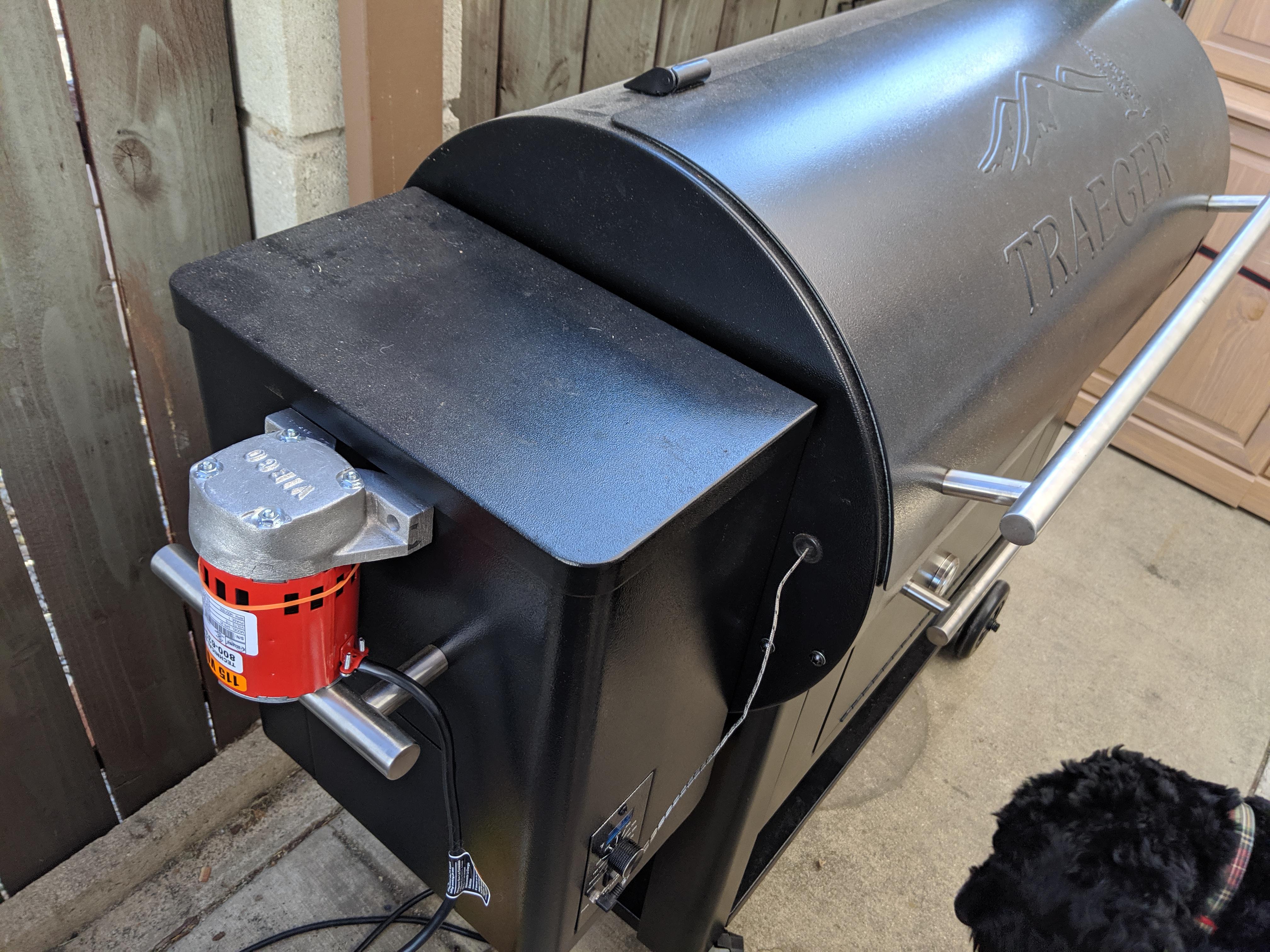 Adding a vibrator to the hopper. Anyone know if there's room for a