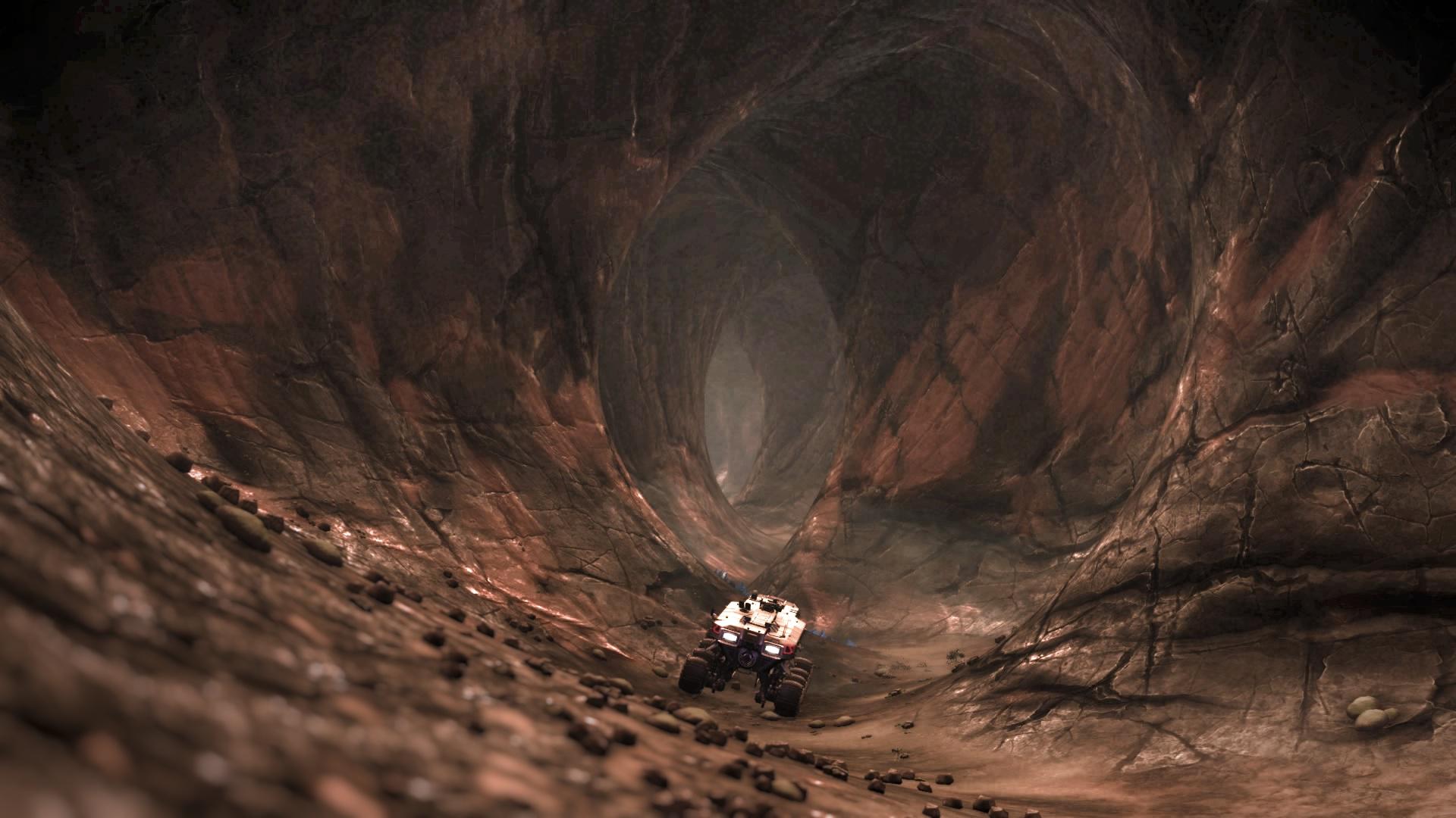 Even the mighty colossus looks small in the intricate tunnels of this