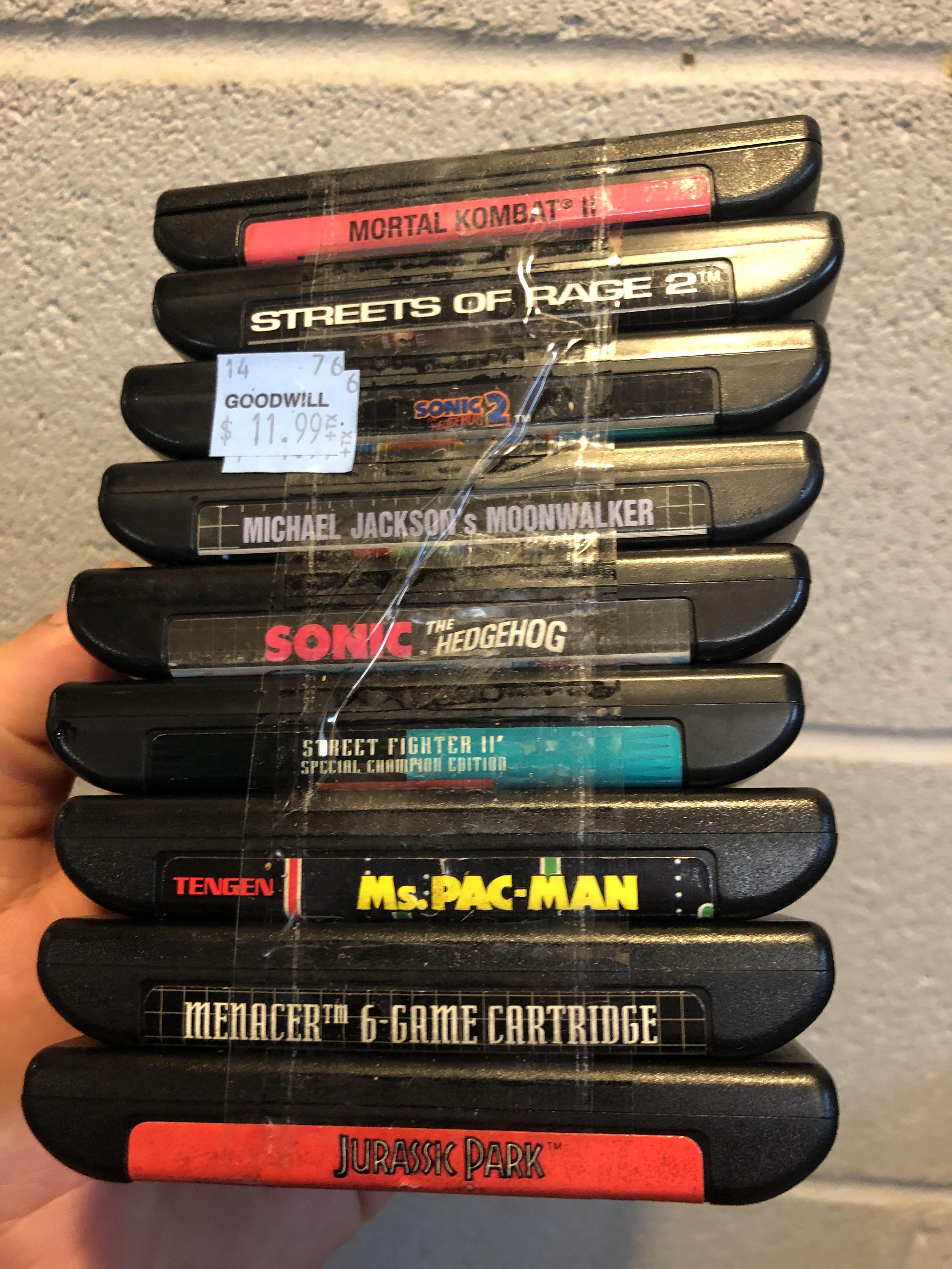Yardsale prices at Goodwill !!! r/gamecollecting
