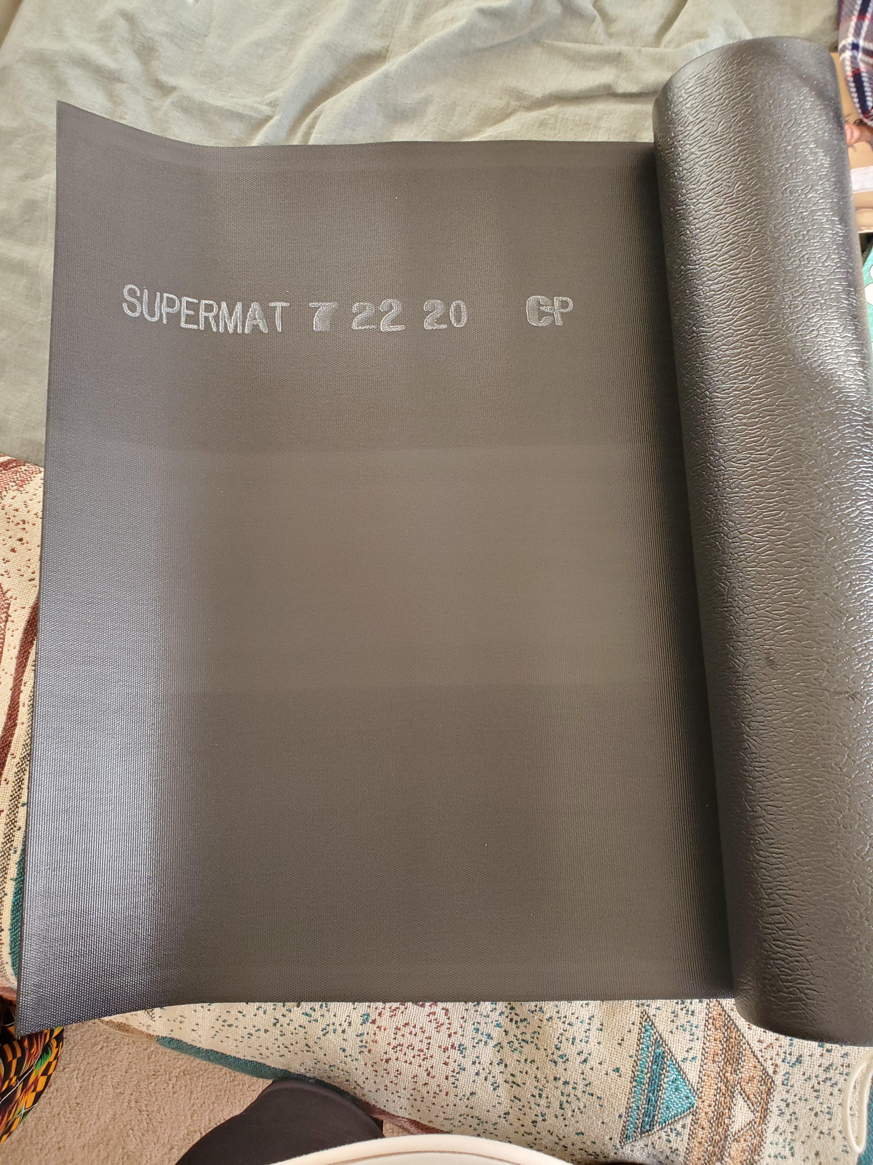 Standard Crossrope mat is upsold Supermat Treadmill mat r/jumprope