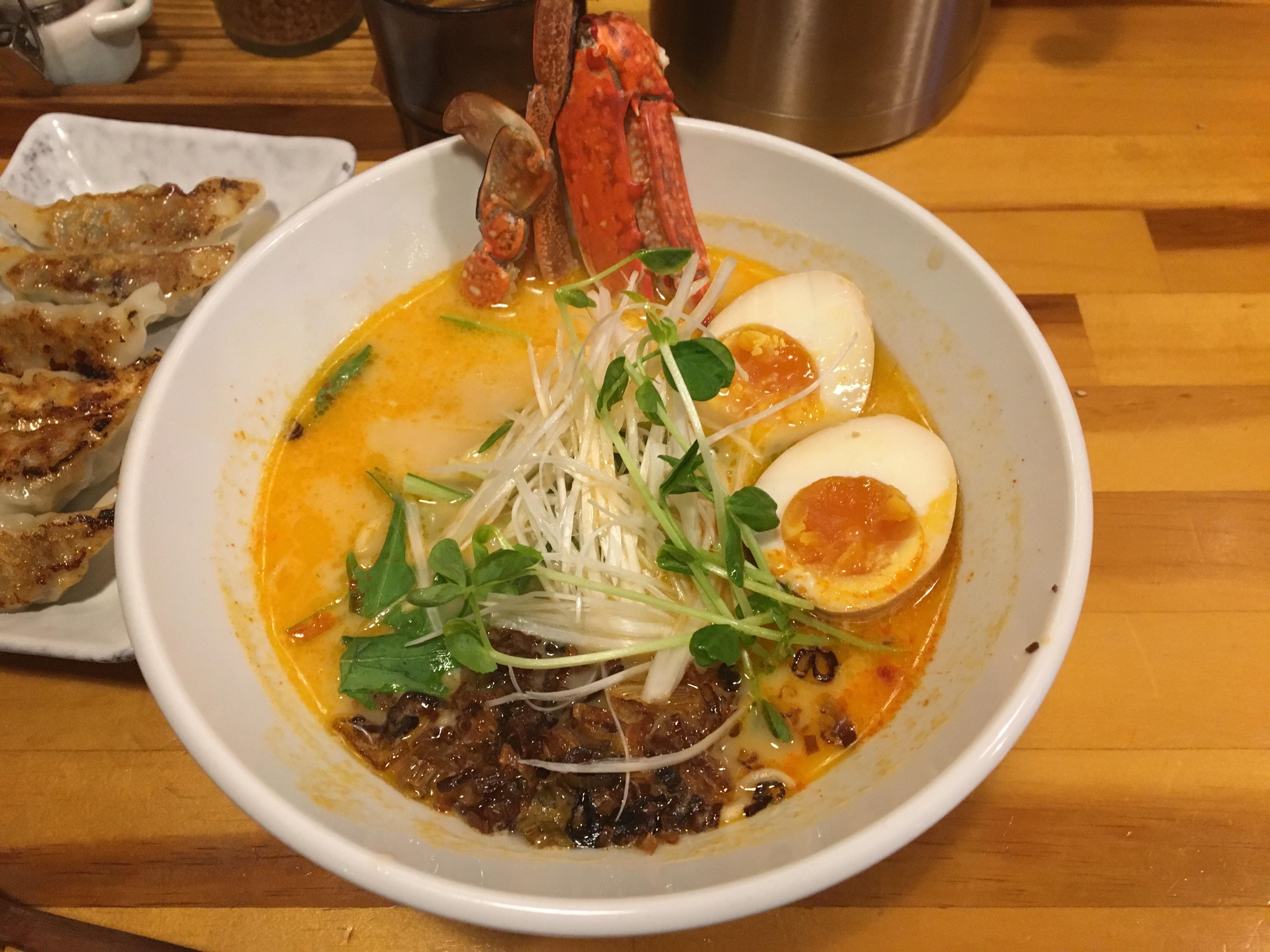 Buttered Crab Ramen from Ramen Toride Sasebo, Japan r/ramen