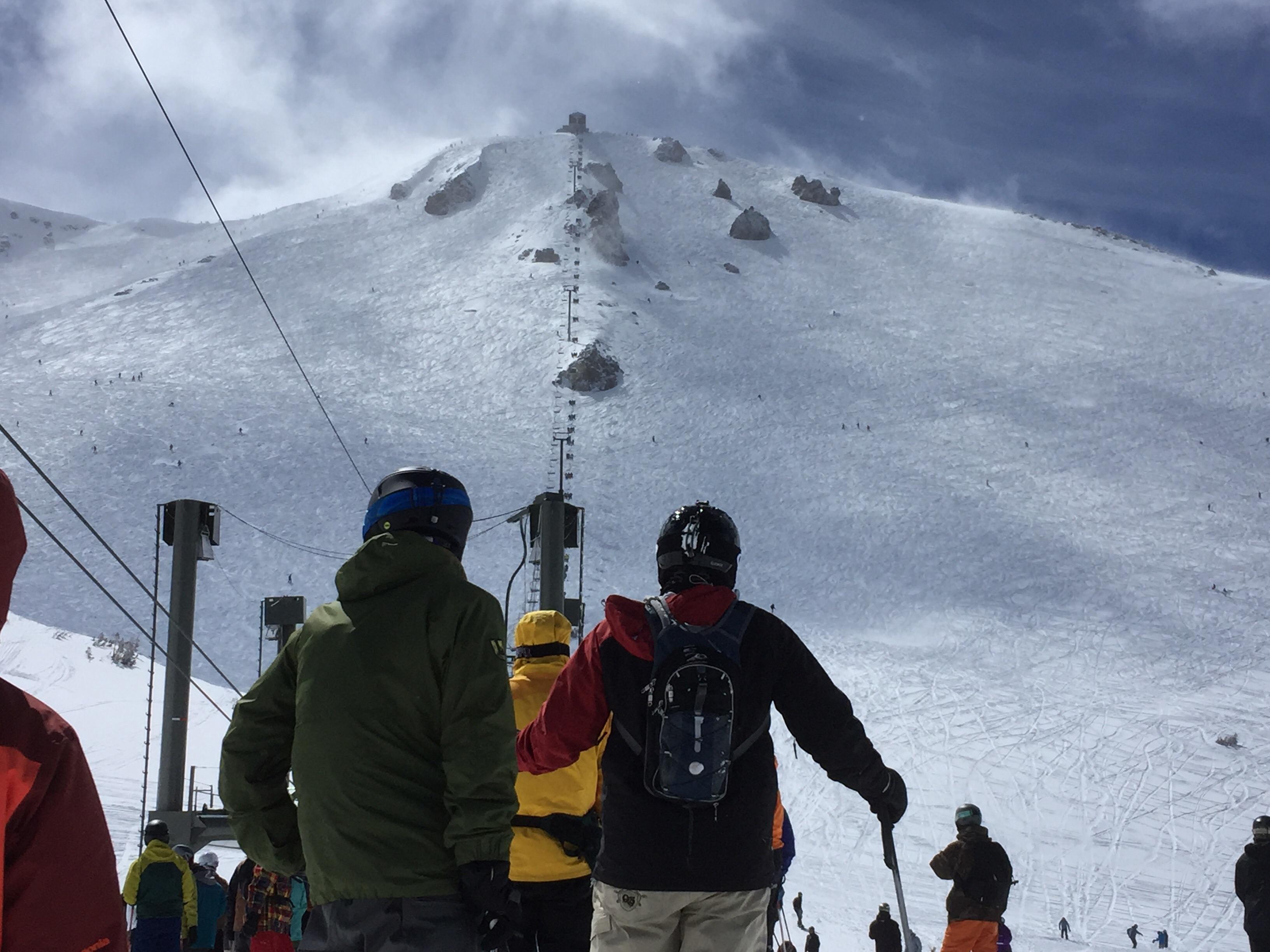 Chair 23, Mammoth Mountain California skiing