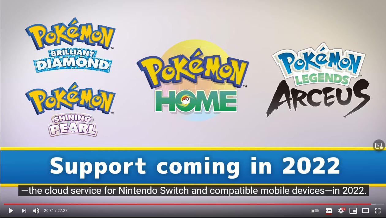 Pokemon BDSP will support Pokemon Home! D PokemonBDSP