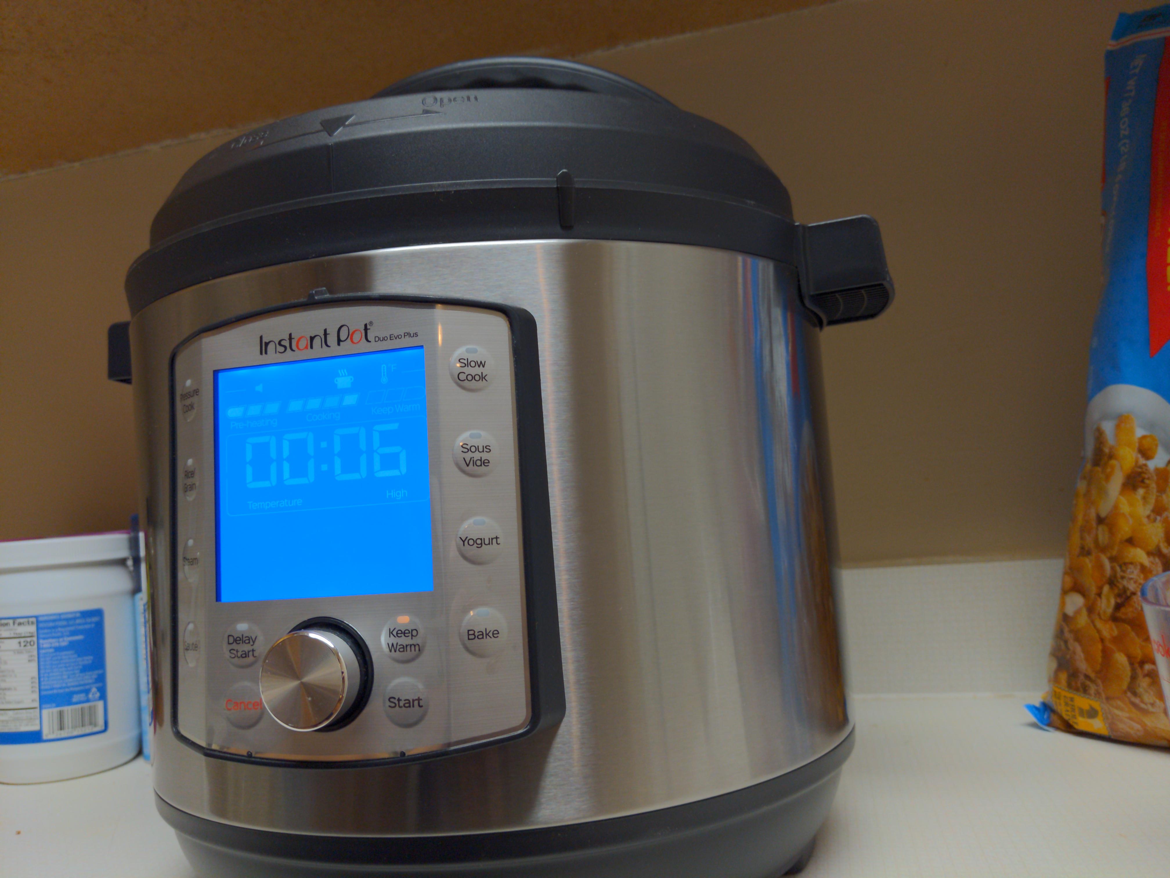 To whoever posted about insta pot having sous vide on their product