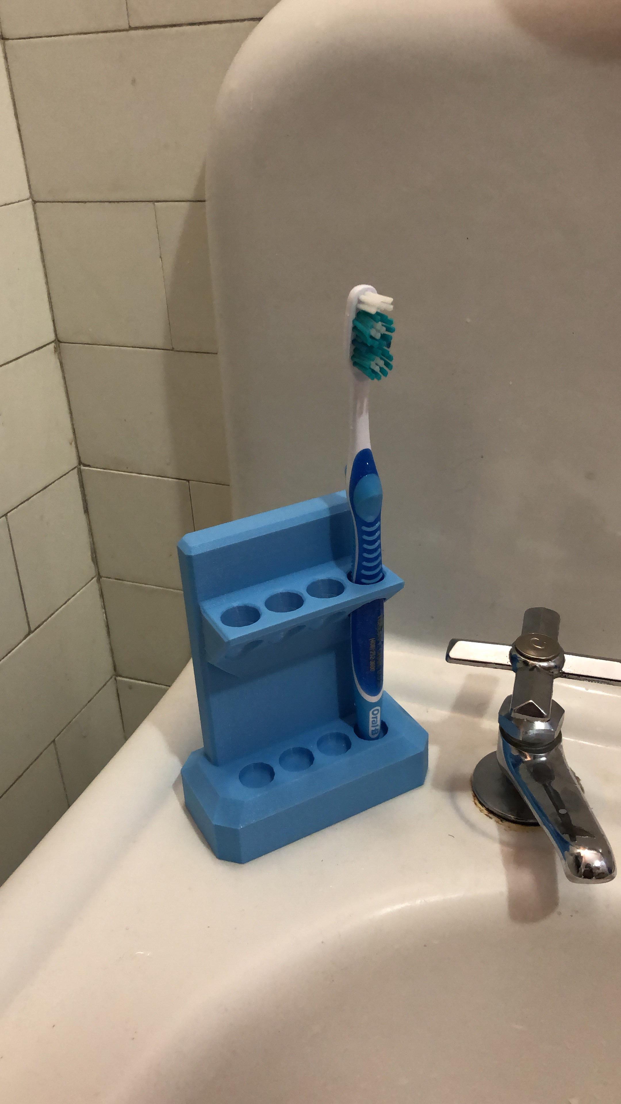 I made a toothbrush holder r/functionalprint