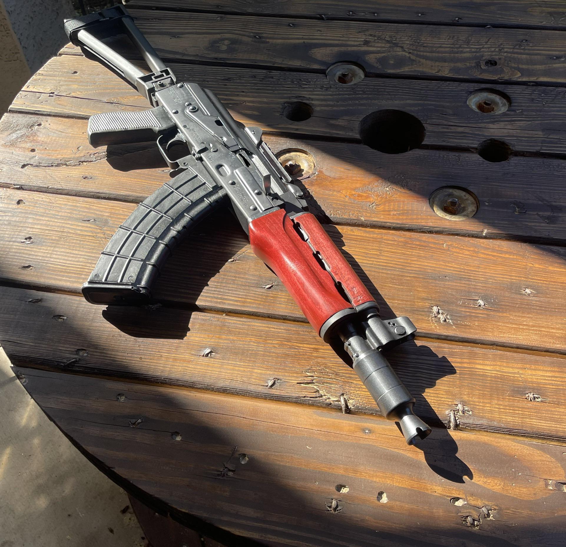 did up my zpap92 furniture and added a brace 🔥 r/ak47