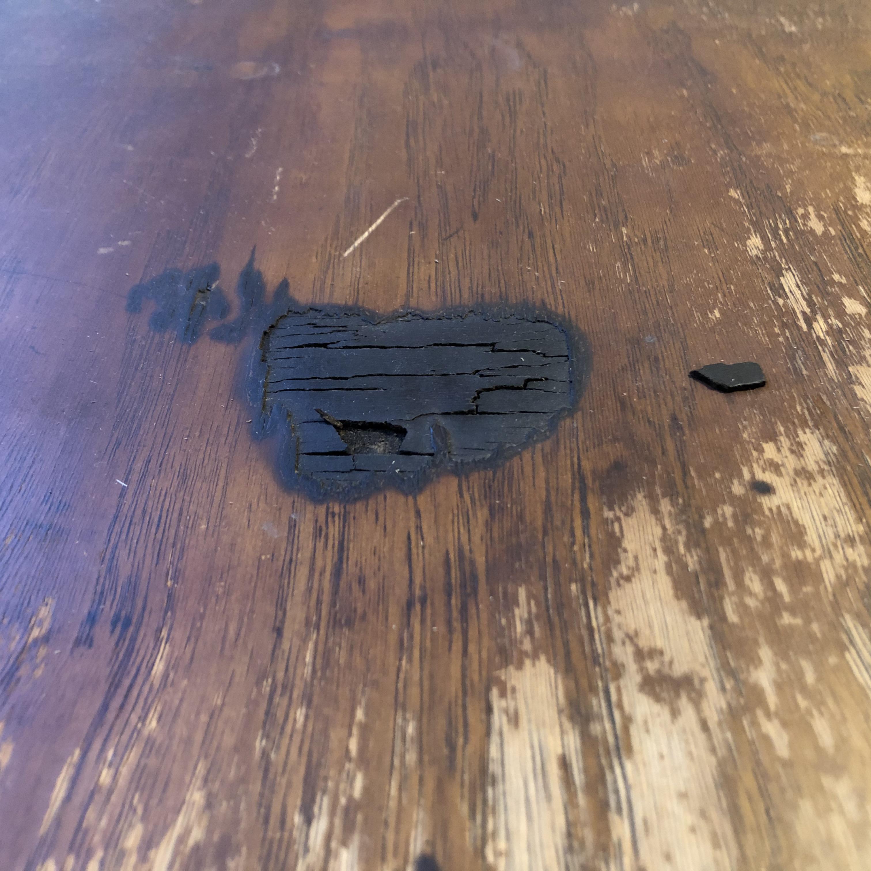 How do fix this wood burn from candle? r/woodworking