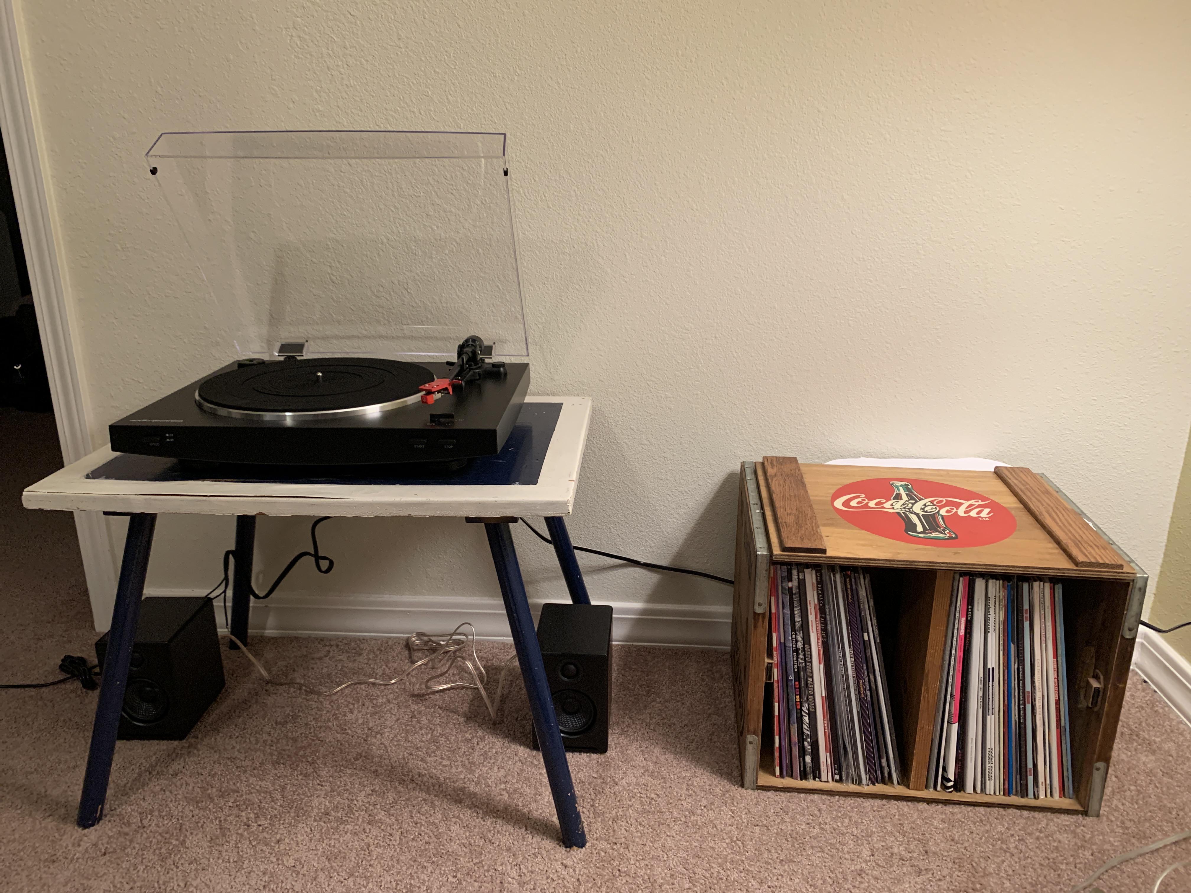 I’m currently setting up my turntable but I still need some stands for my Audioengine 2