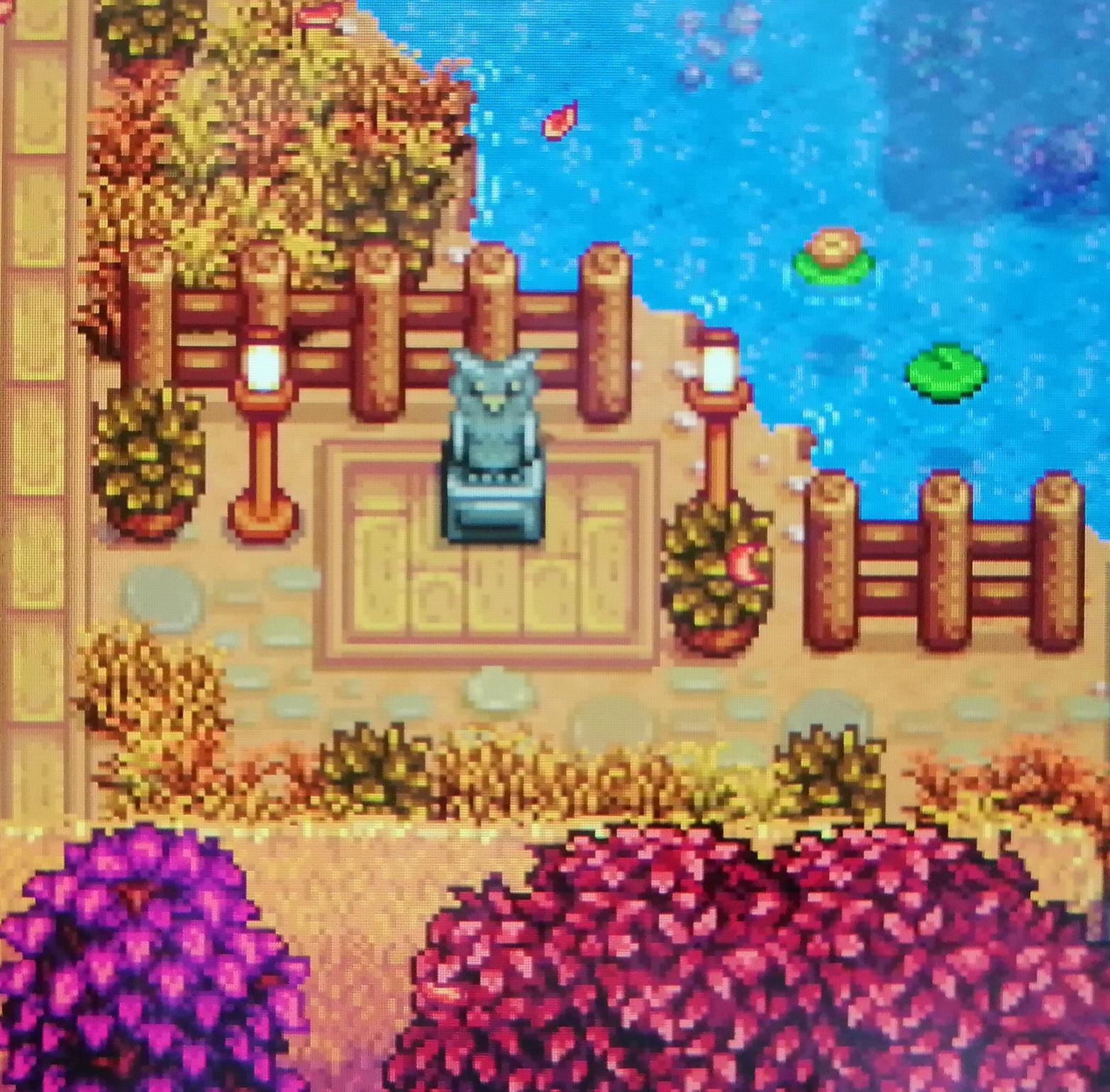 A small owl shrine. r/StardewValley
