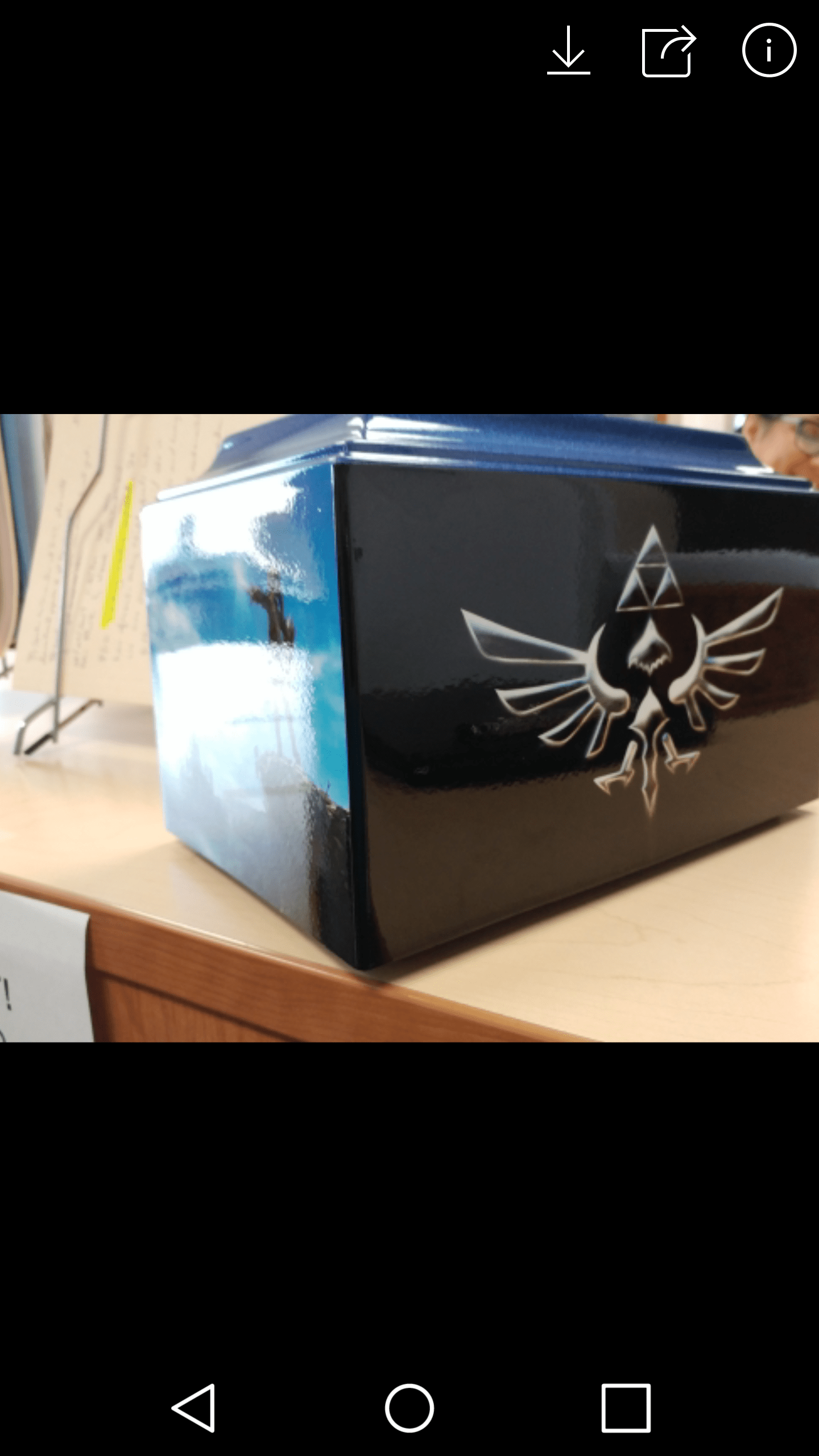 Thought you guys would appreciate this custom urn my company made for