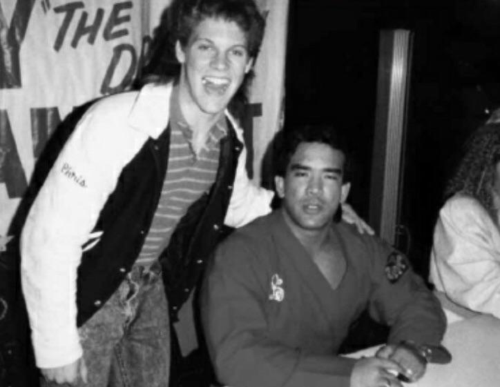 Young Chris Jericho meets Ricky the Dragon Steamboat r/SquaredCircle