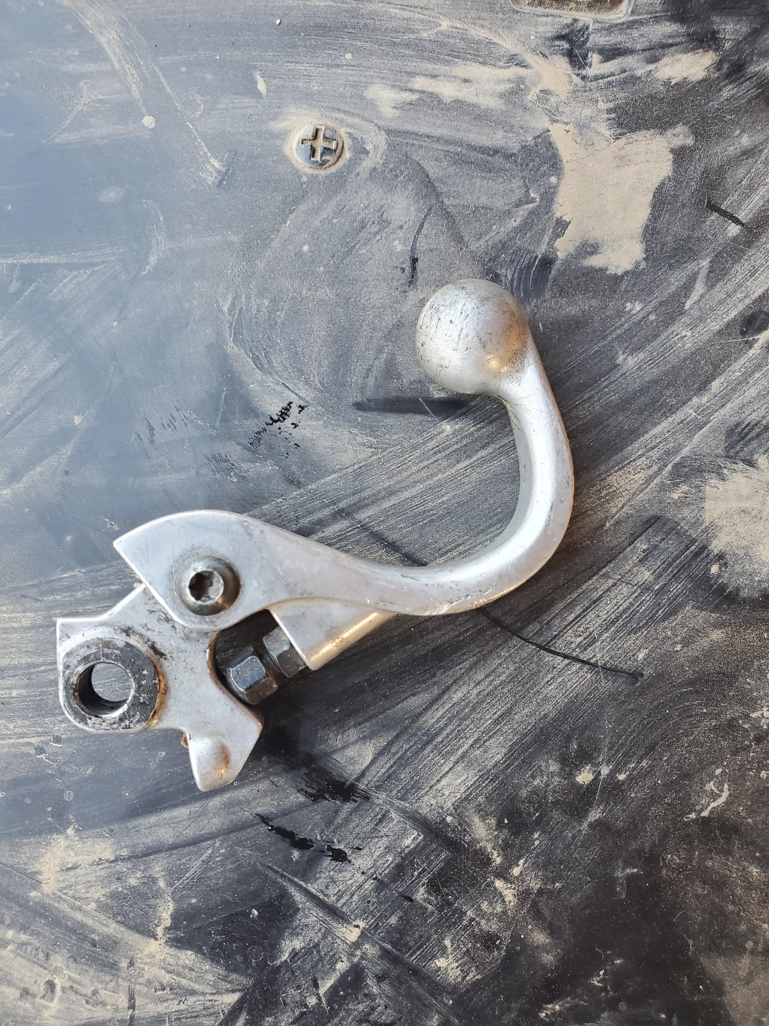 No question just showing off how bent this clutch lever is can anyone