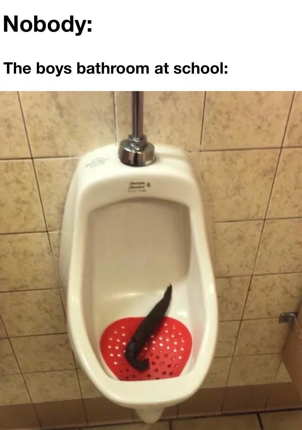The mystery of the urinal deuce r/memes