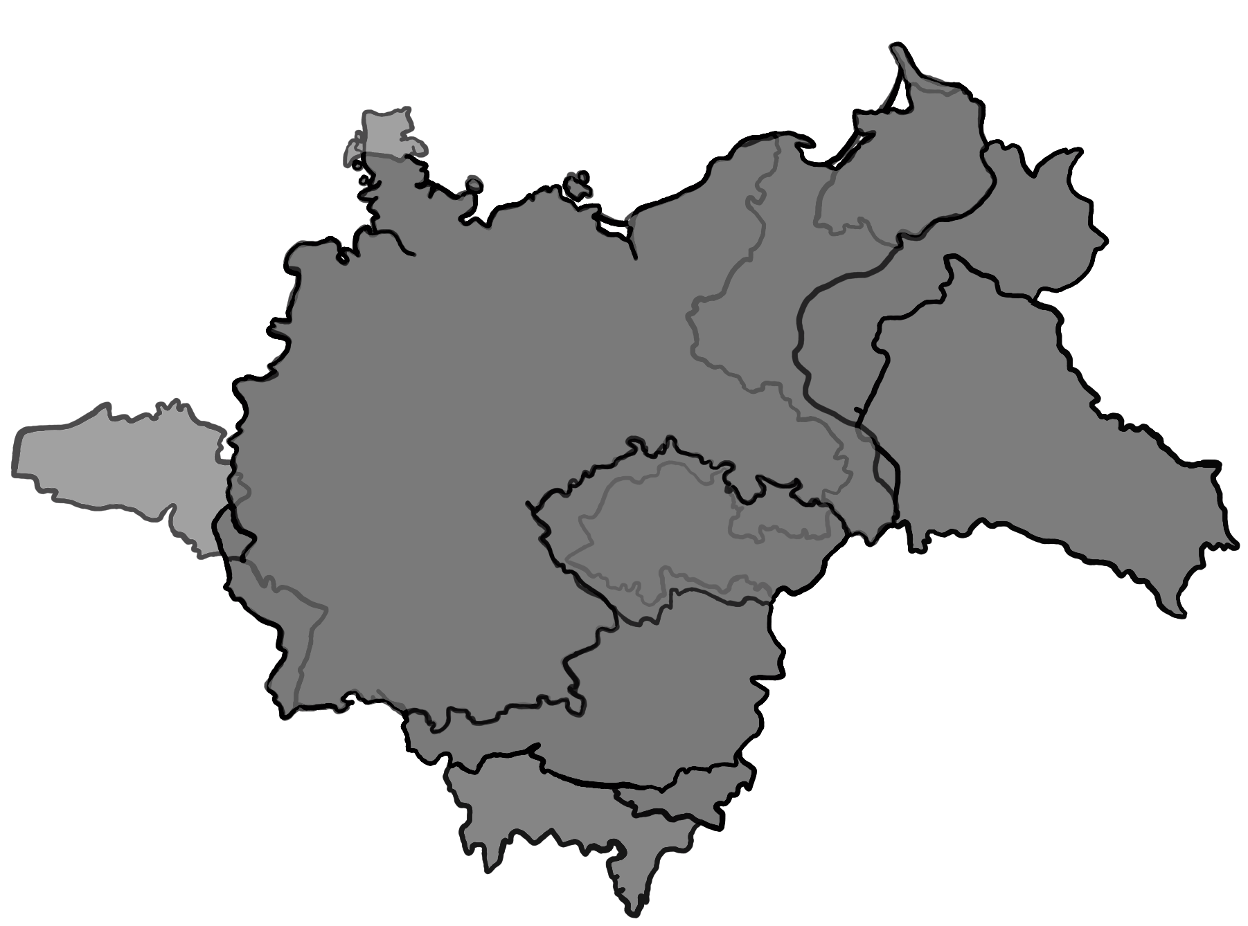 All Annexed German Lands from The German Empire to Its' Height in WW2