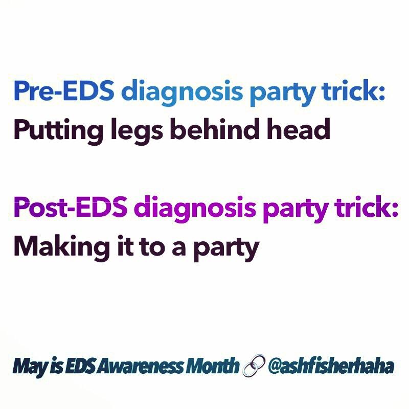 7 days of EDS jokes down, 24 to go. EDSAwarenessMonth r/ehlersdanlos
