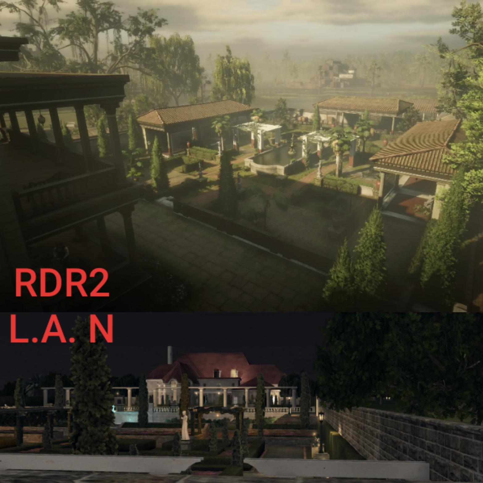 Angelo Bronte's Mansion from rdr2 was inspired by Leland Monroe's House