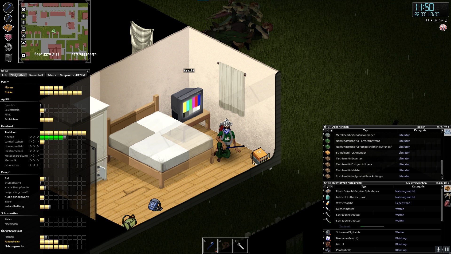 First time I got carpentry level 10 without even finding a hammer in my