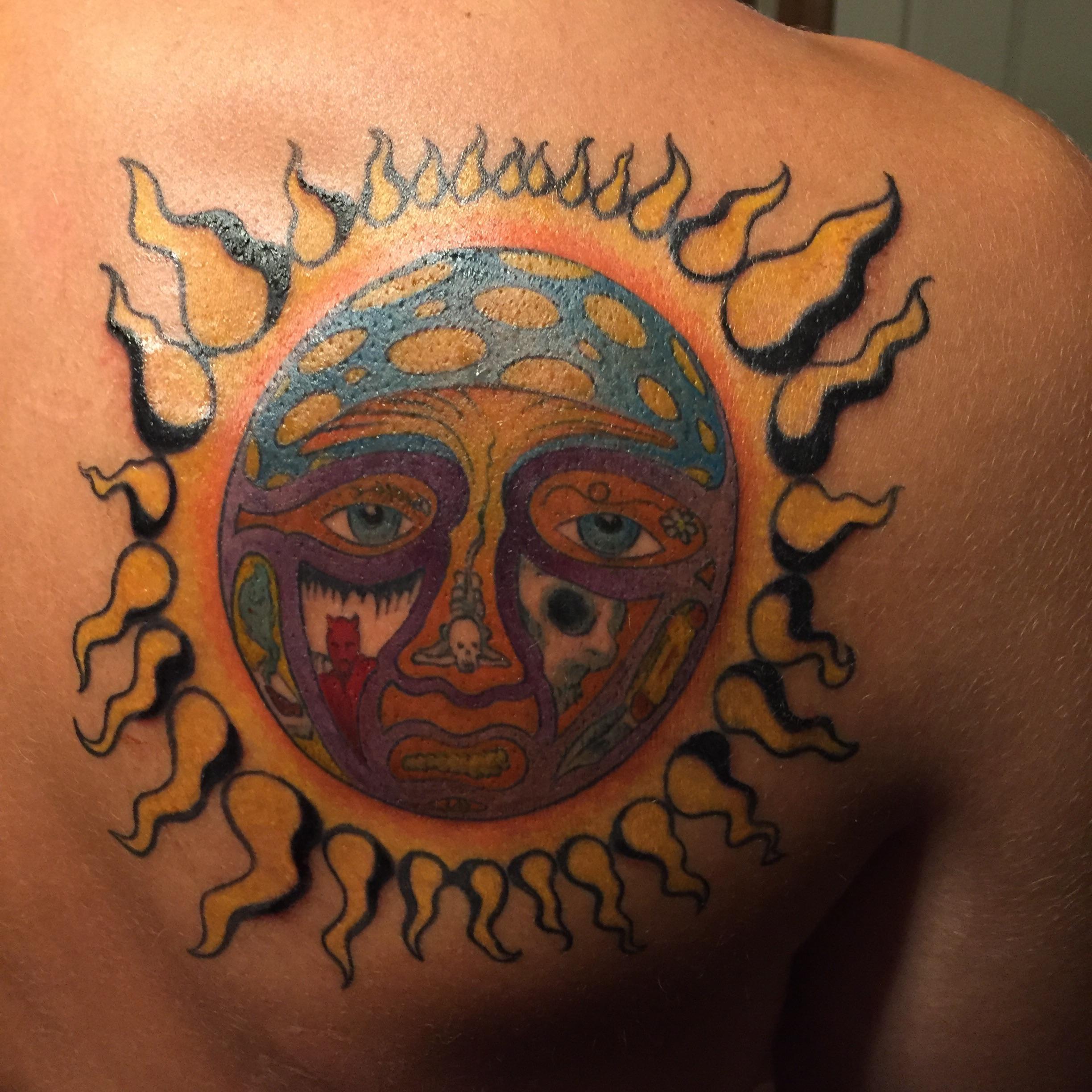 Feeling so sublime about my finished tattoo sublime