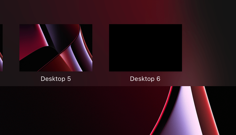 After using "black out desktop background" all new background are black. Even after "restoring