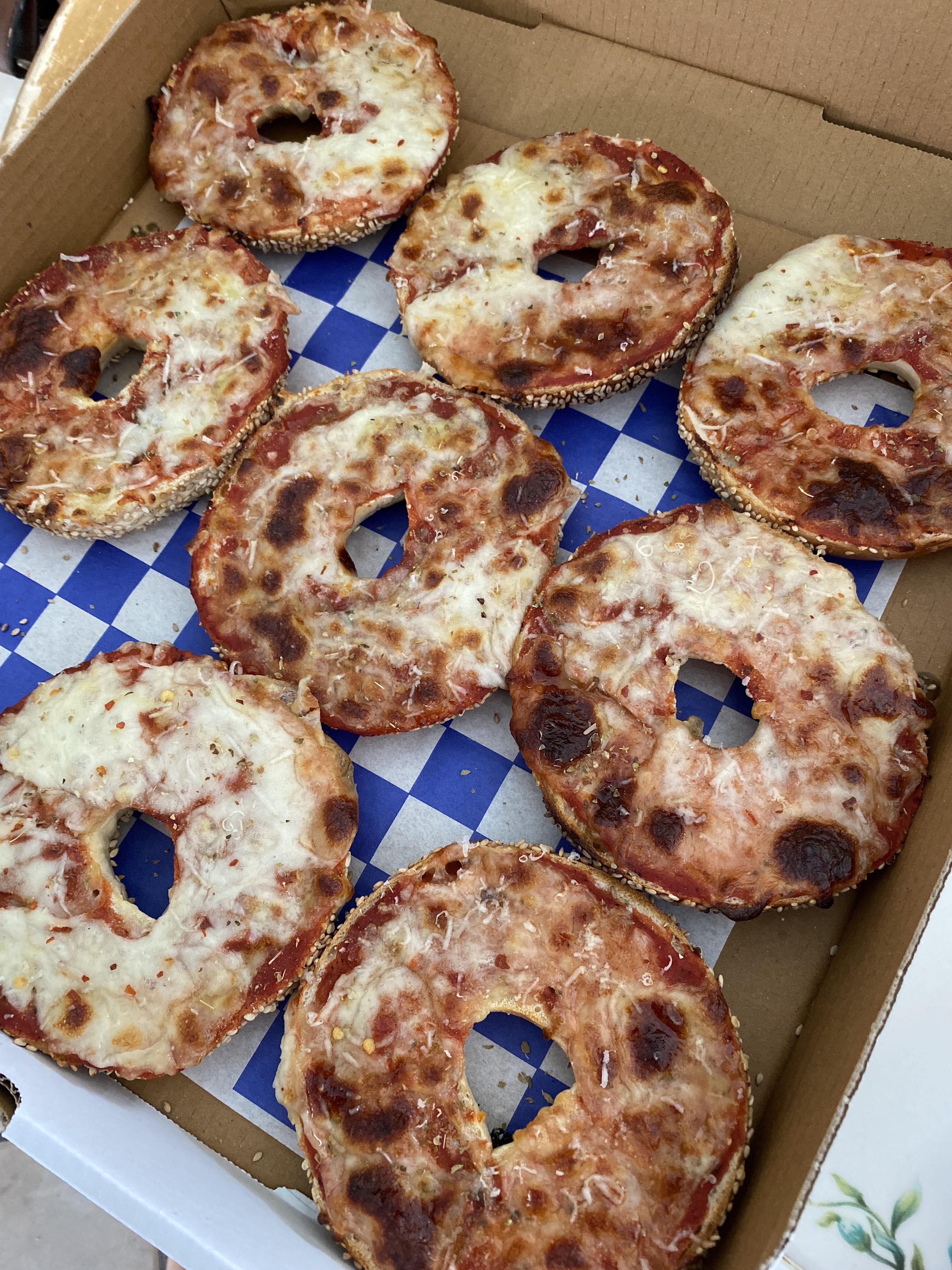 Pizza Bagels should be on more brunch menus… it’s the perfect 11am