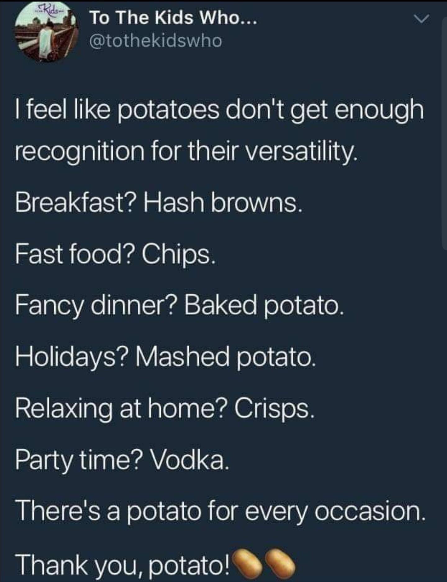 Potatoes; King of Vegetable r/vegan