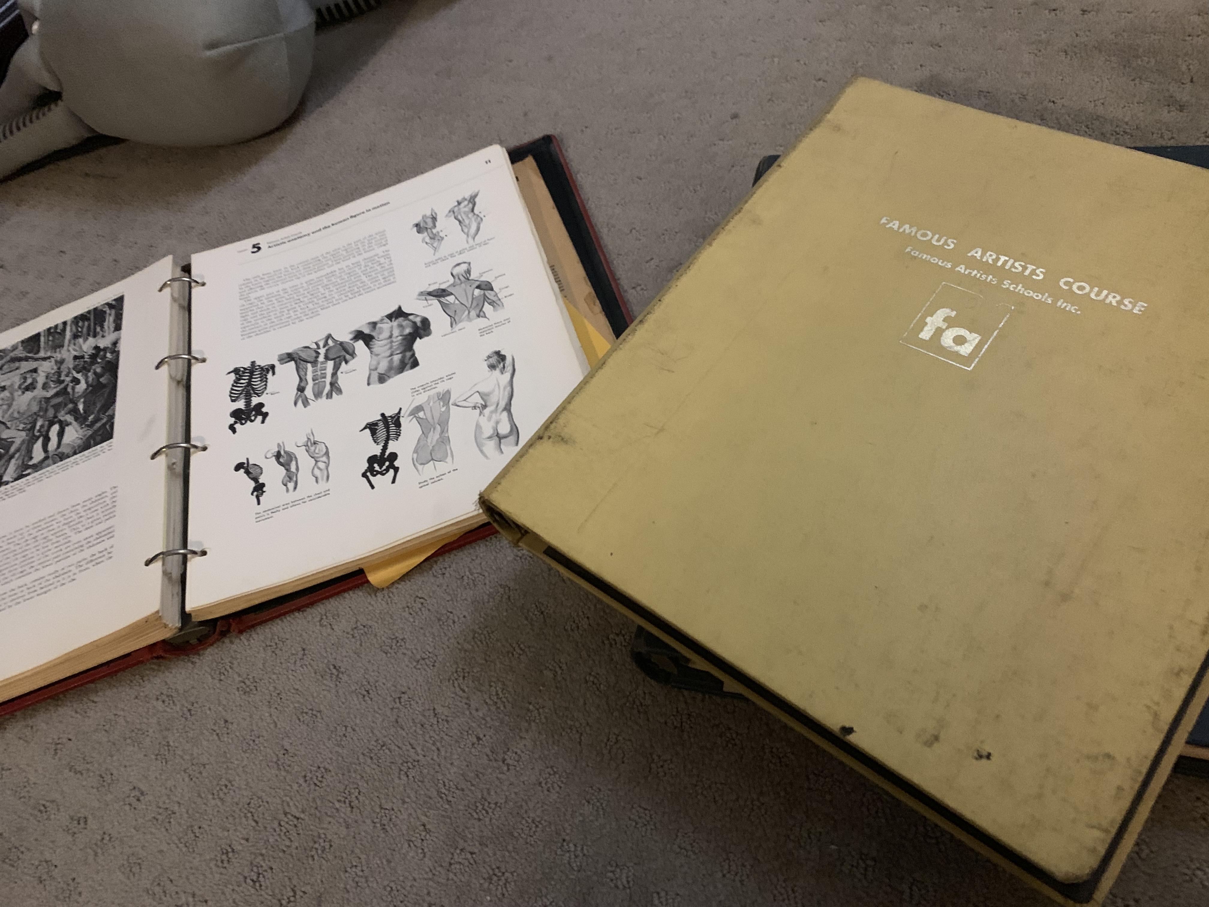 These old art books were given to me by my dad. Art books from 1970s