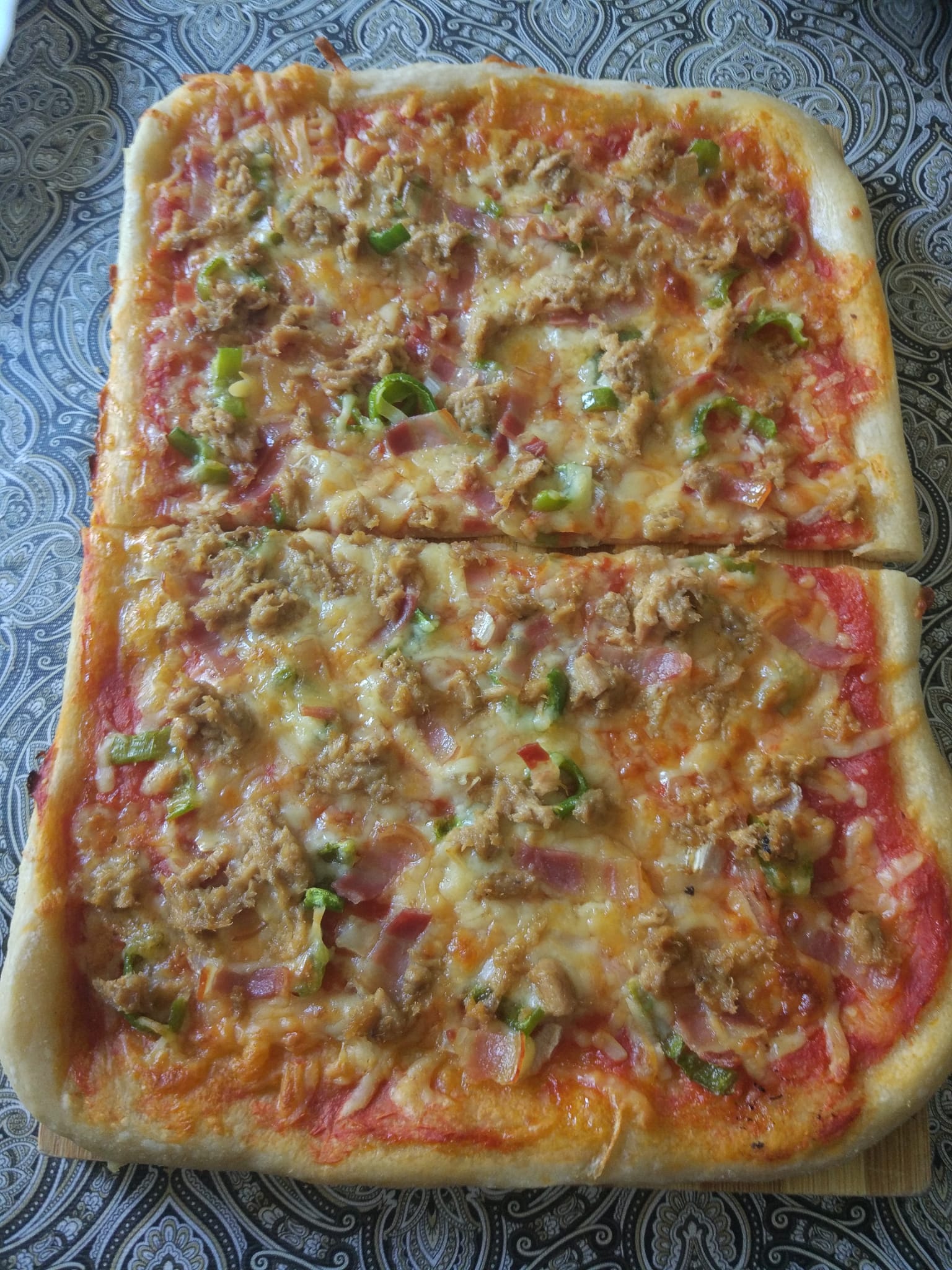 My toaster oven pizza from today! r/Pizza