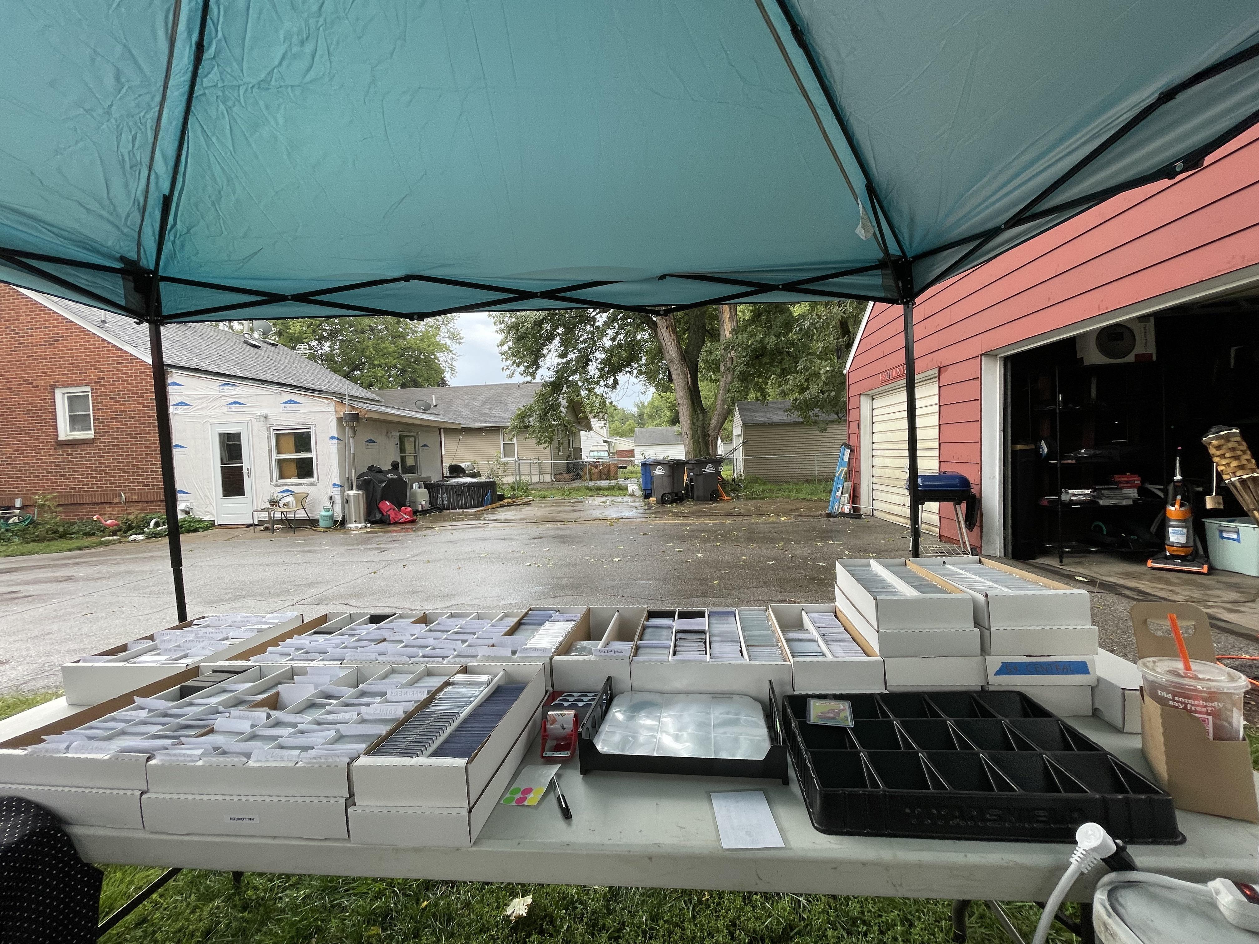 Anyone in the Des Moines Iowa area? Having a garage sale today. Out