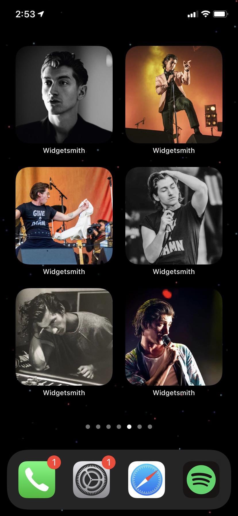 My alex home page. arcticmonkeys