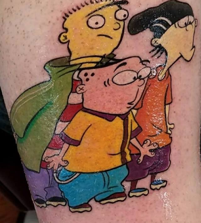 Ed, Edd n Eddy by Shane Walker Enigma Ink Spring Hill, FL tattoos