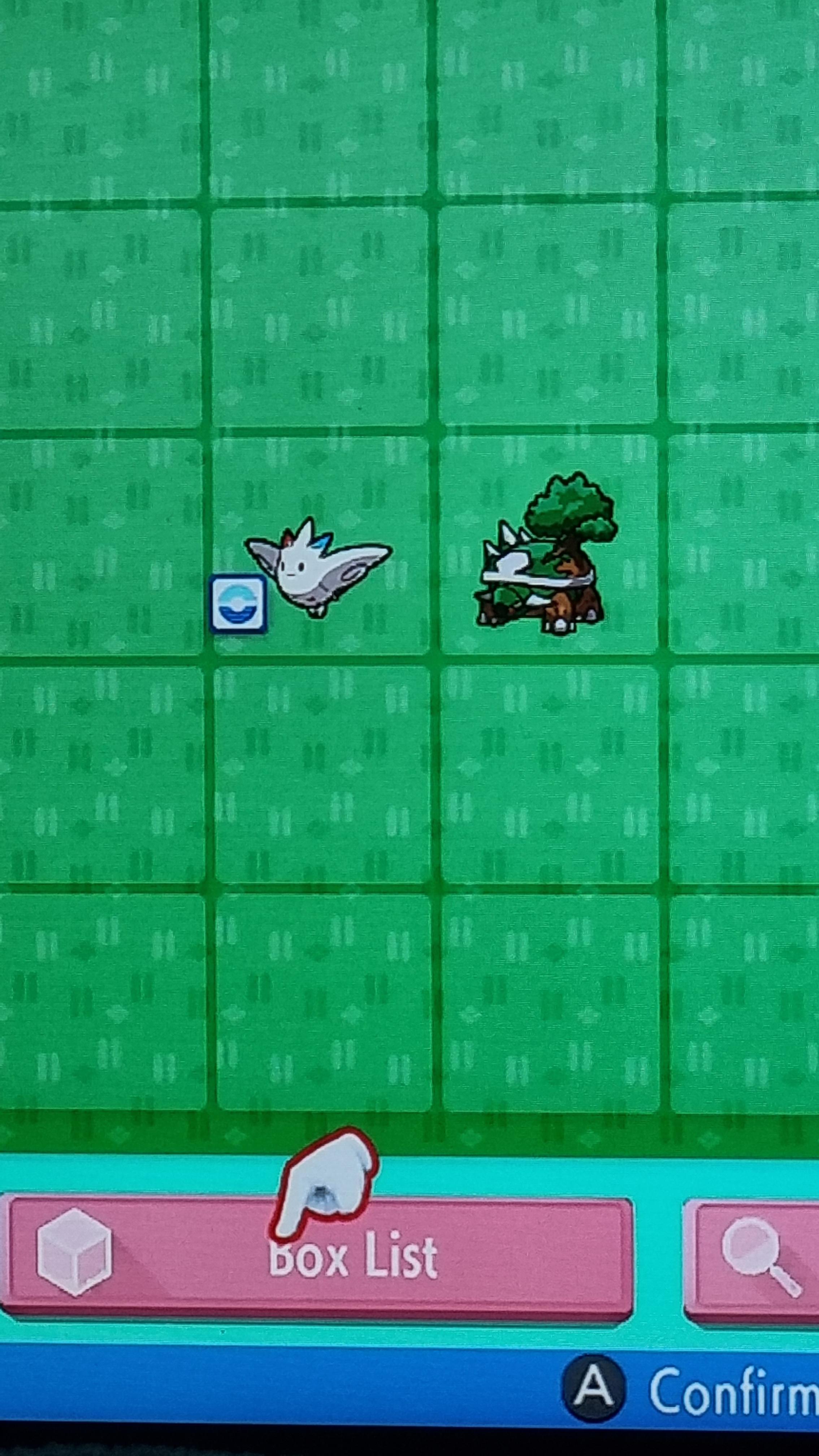 Does anybody know what the blue pokeball in the white square symbol