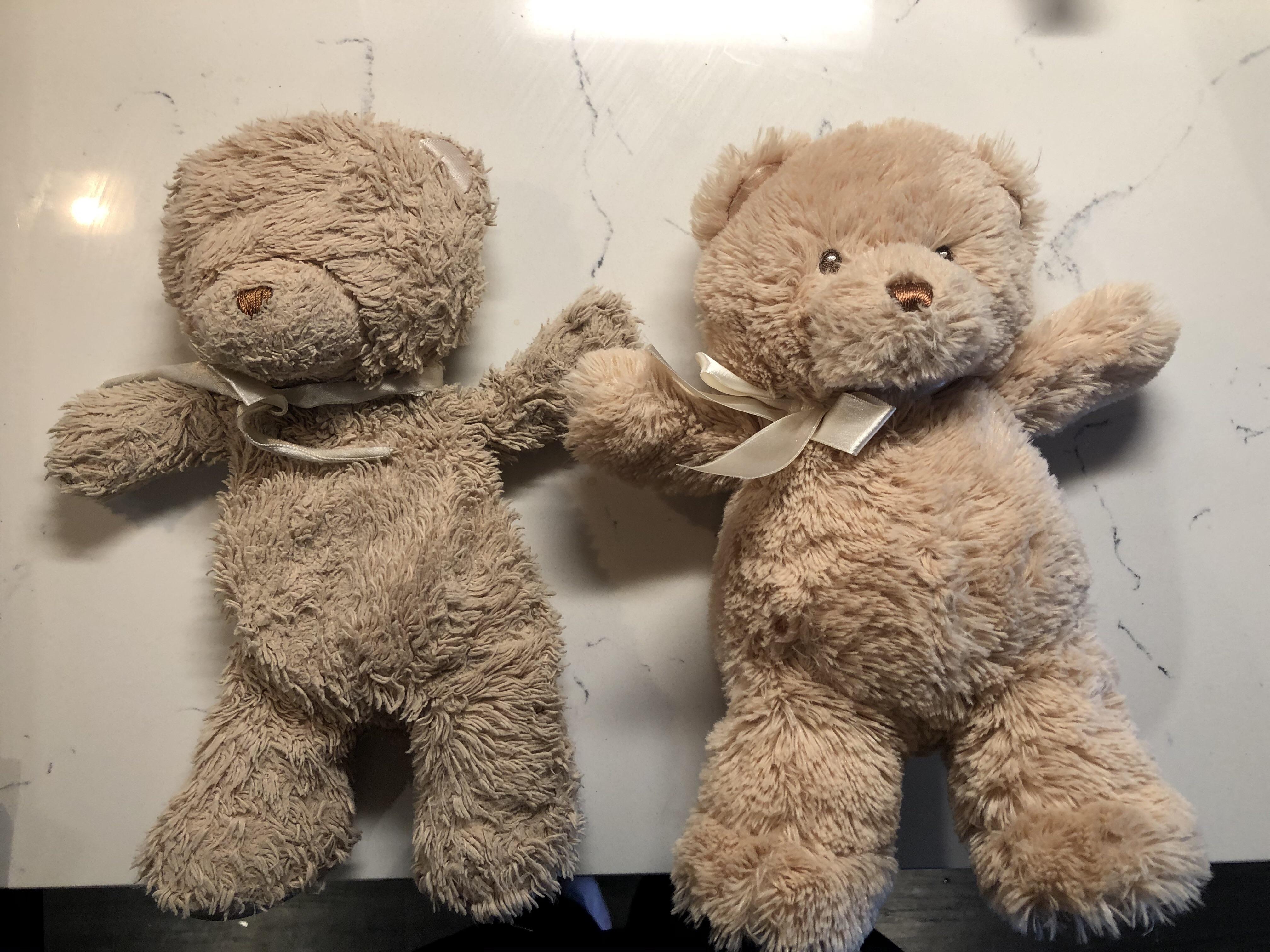 My toddler’s teddy replacement should he ever lose “the real teddy