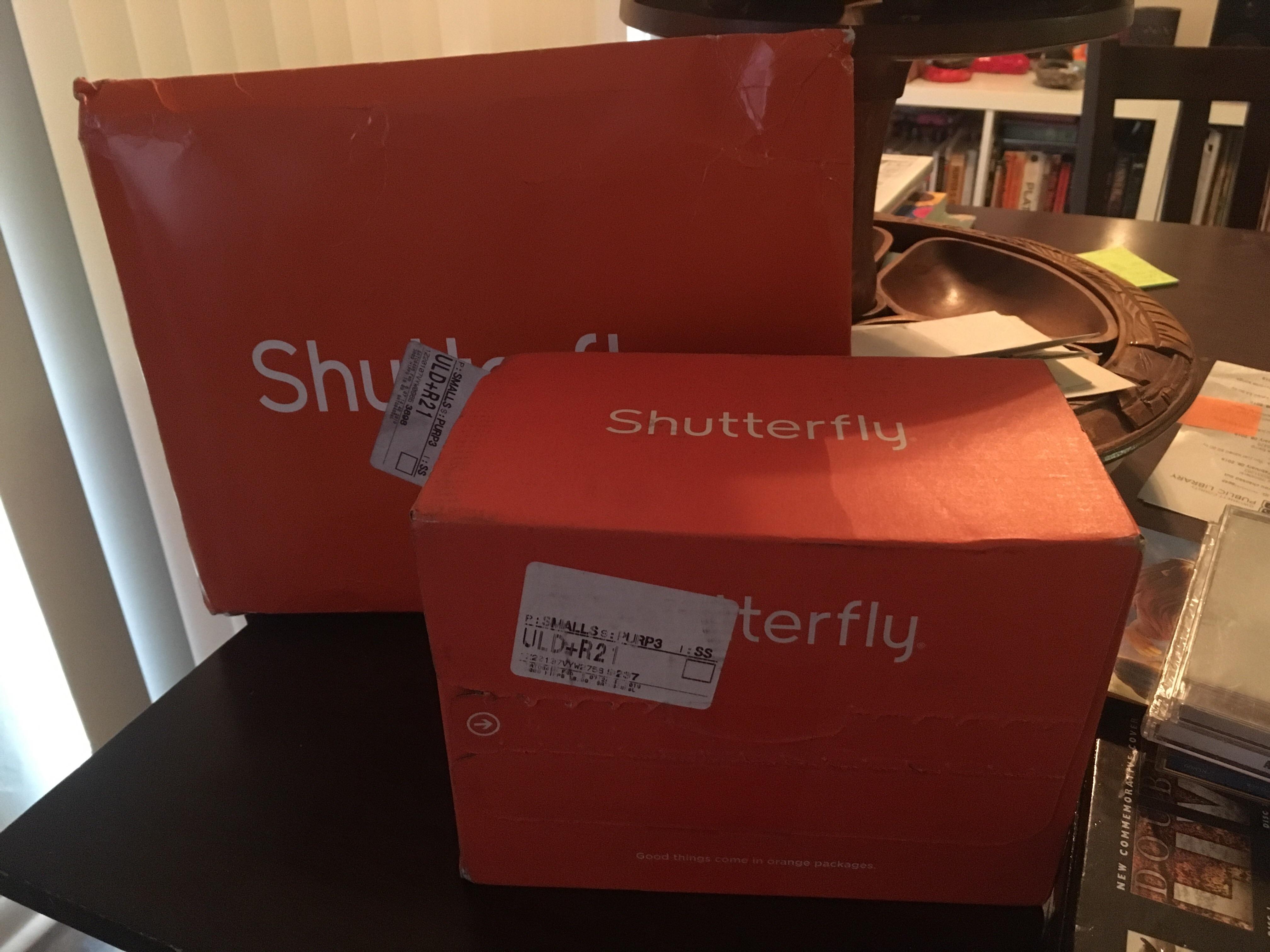 This is what 50 shipping looks like from shutterfly r/mildlyinteresting