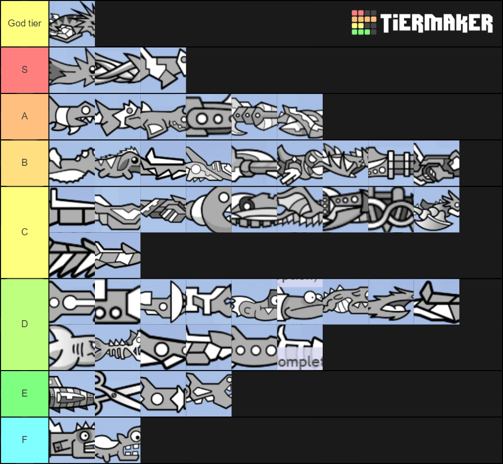 Ship tier list for y'all r/geometrydash