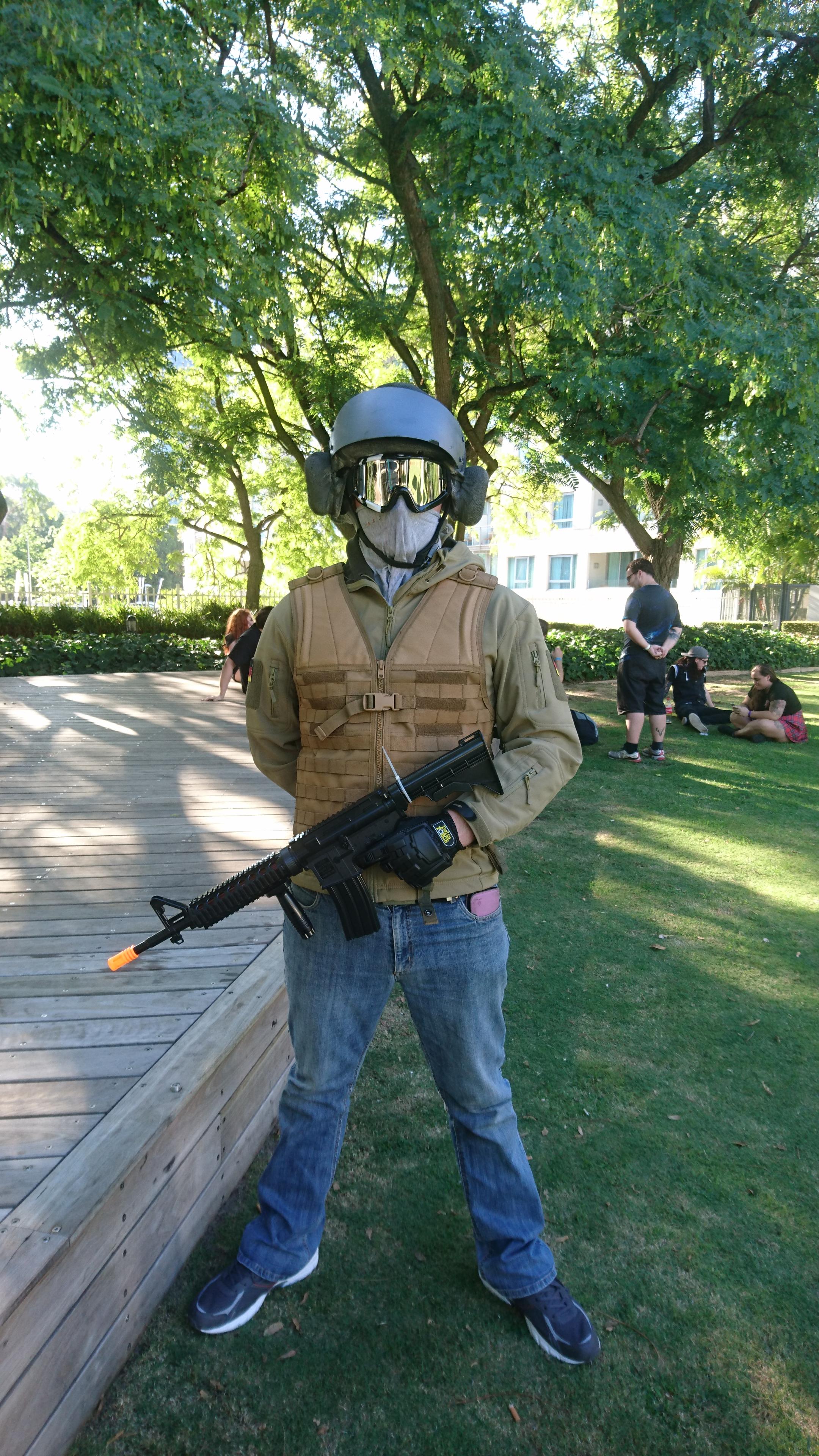Perth comiccon jager cosplay.. Had about a weeks notice so some