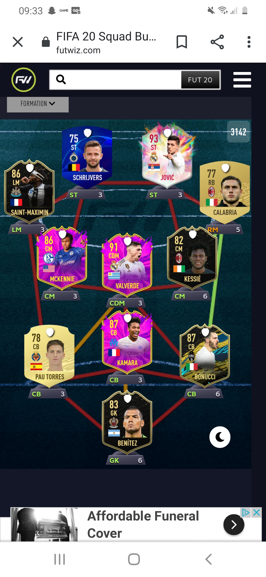 My Fifa 20 career mode team of the year FifaCareers
